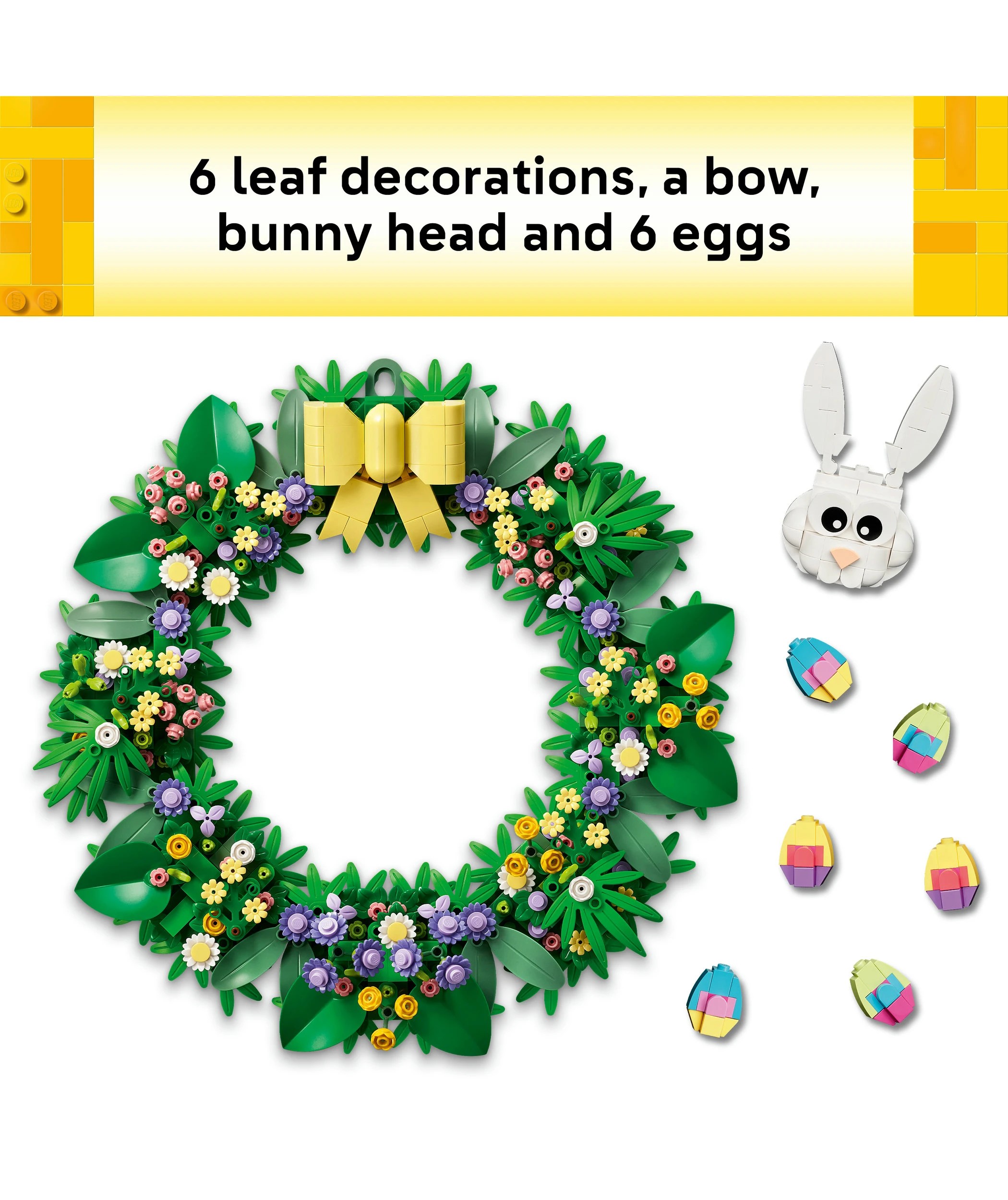 4 LEGO Iconic Spring Wreath 40957, 4 of 10