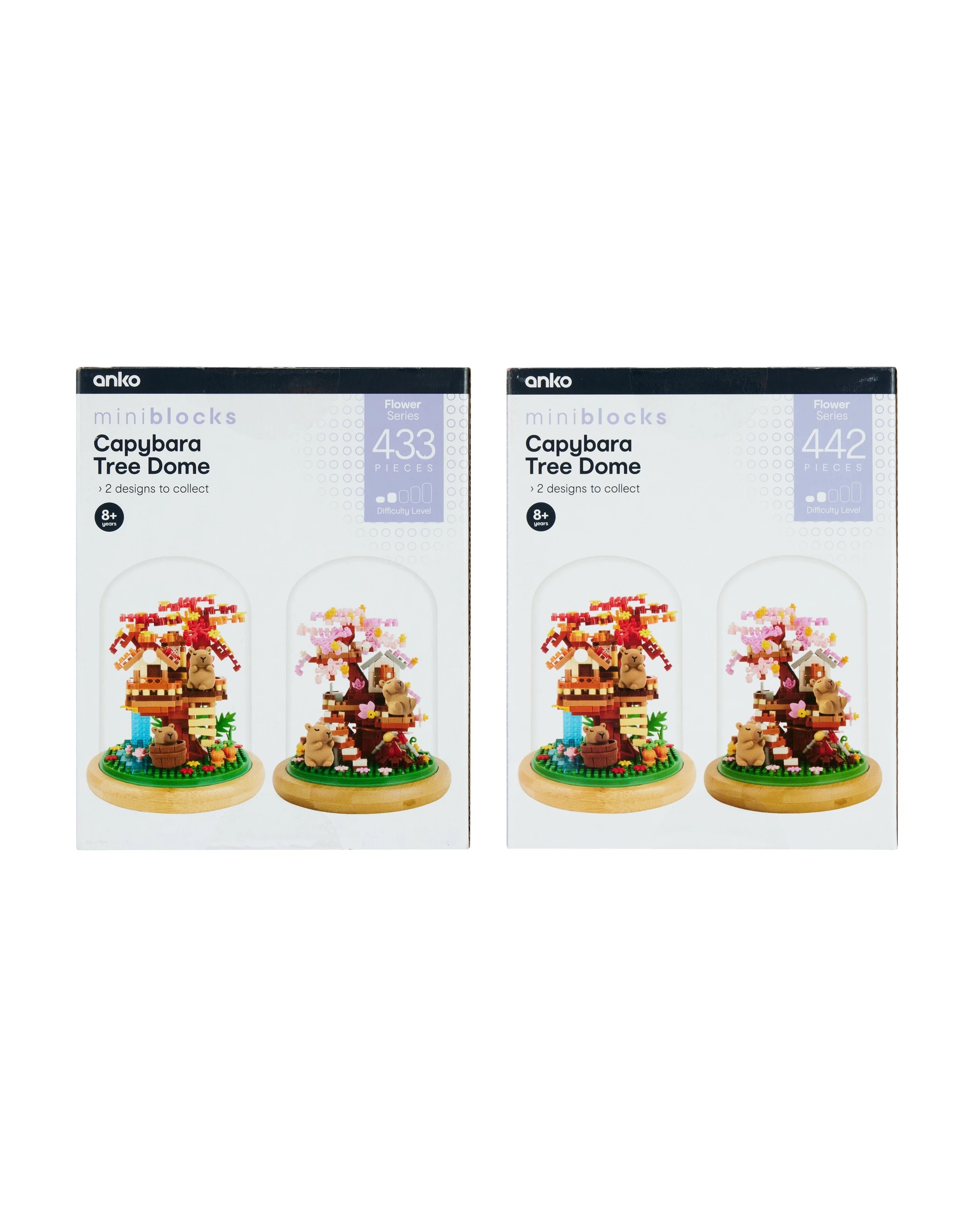 2 Mini Blocks Flower Series: Capybara Tree Dome - Assorted, 2 of 2