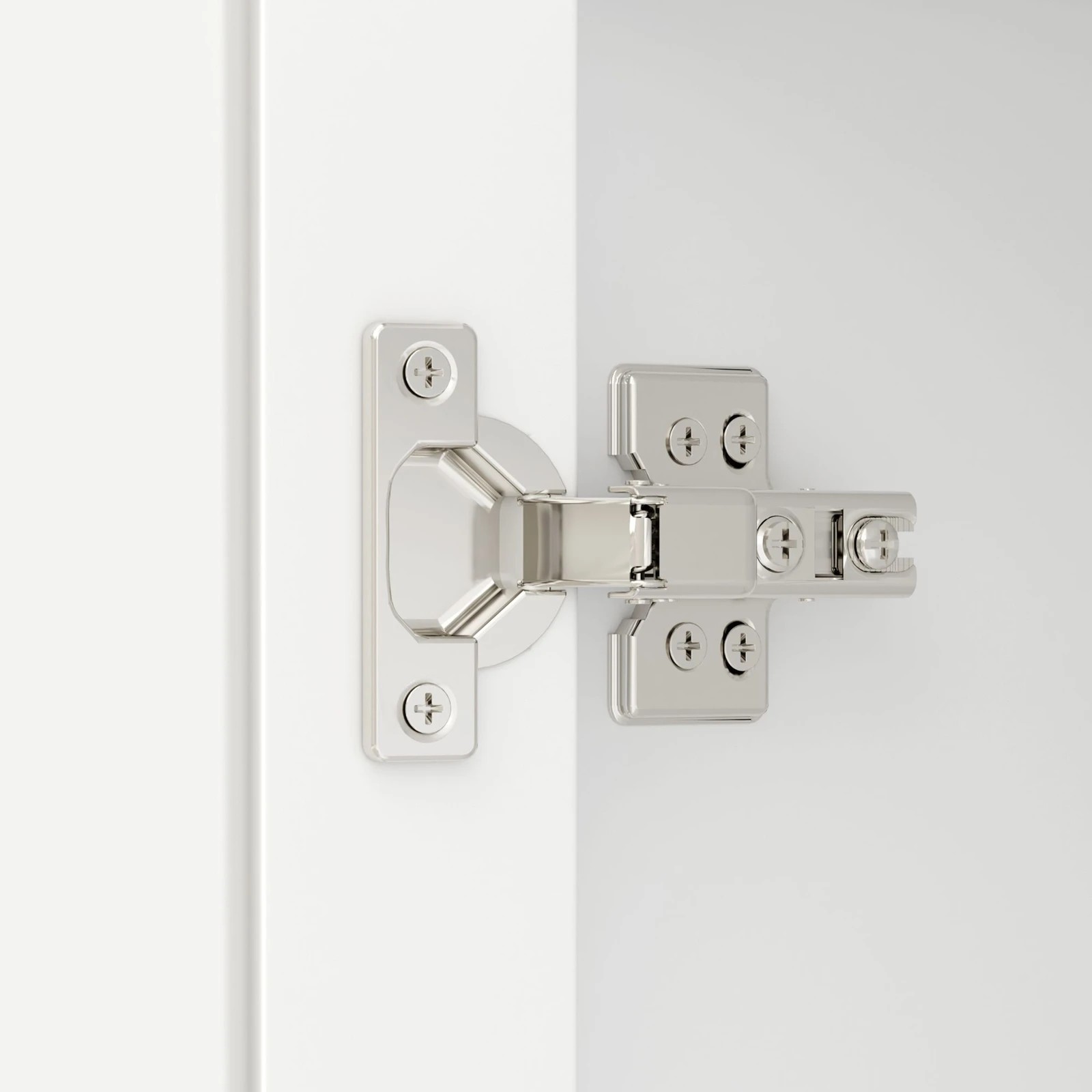 6 Alfordson Buffet Sideboard Cupboard Storage Cabinet Kitchen Hallway Doors - White, 6 of 10