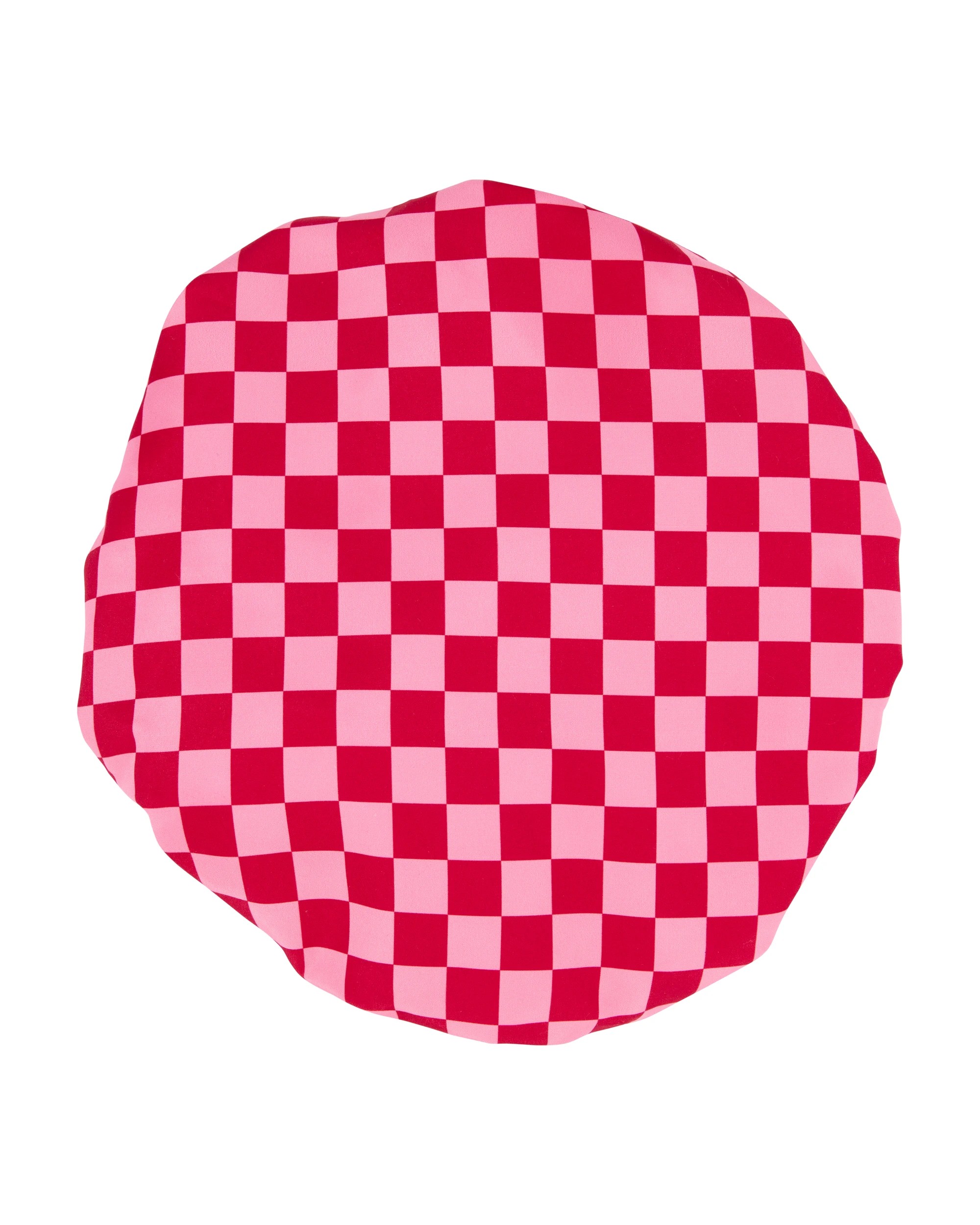 1 OXX Bodycare Shower Cap - Pink and Red, 1 of 4