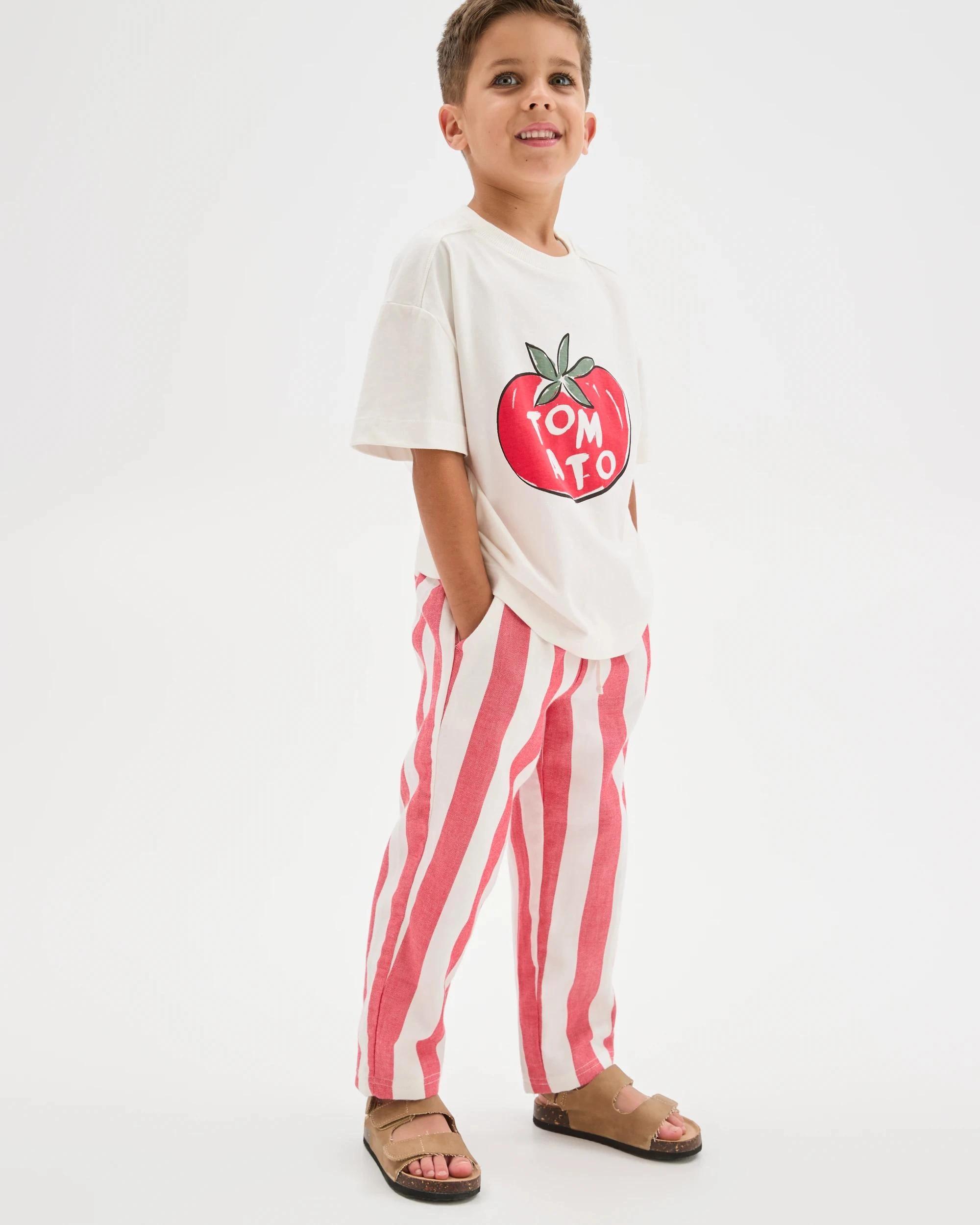 2 Target Kids Lightweight T-Shirt & Pants 2 Piece Set TOMATO RED, 2 of 6