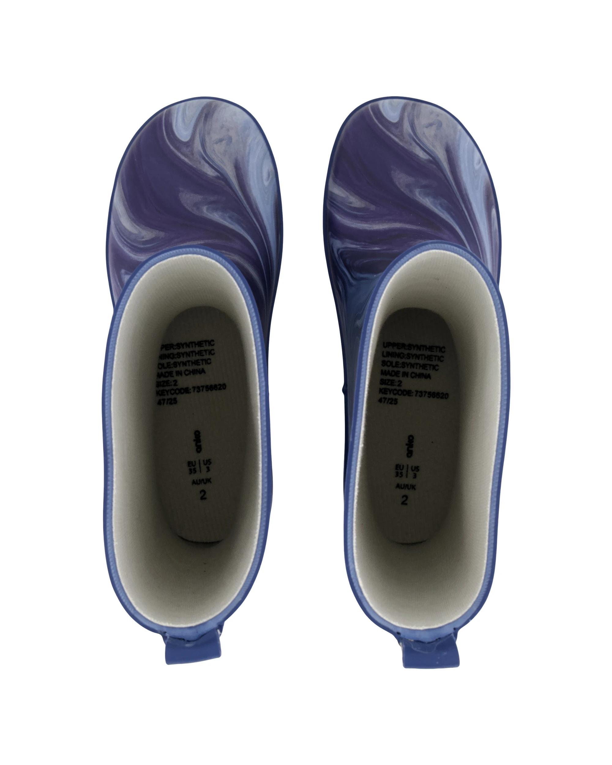 3 Senior Rainboots Blue Mbl, 3 of 4