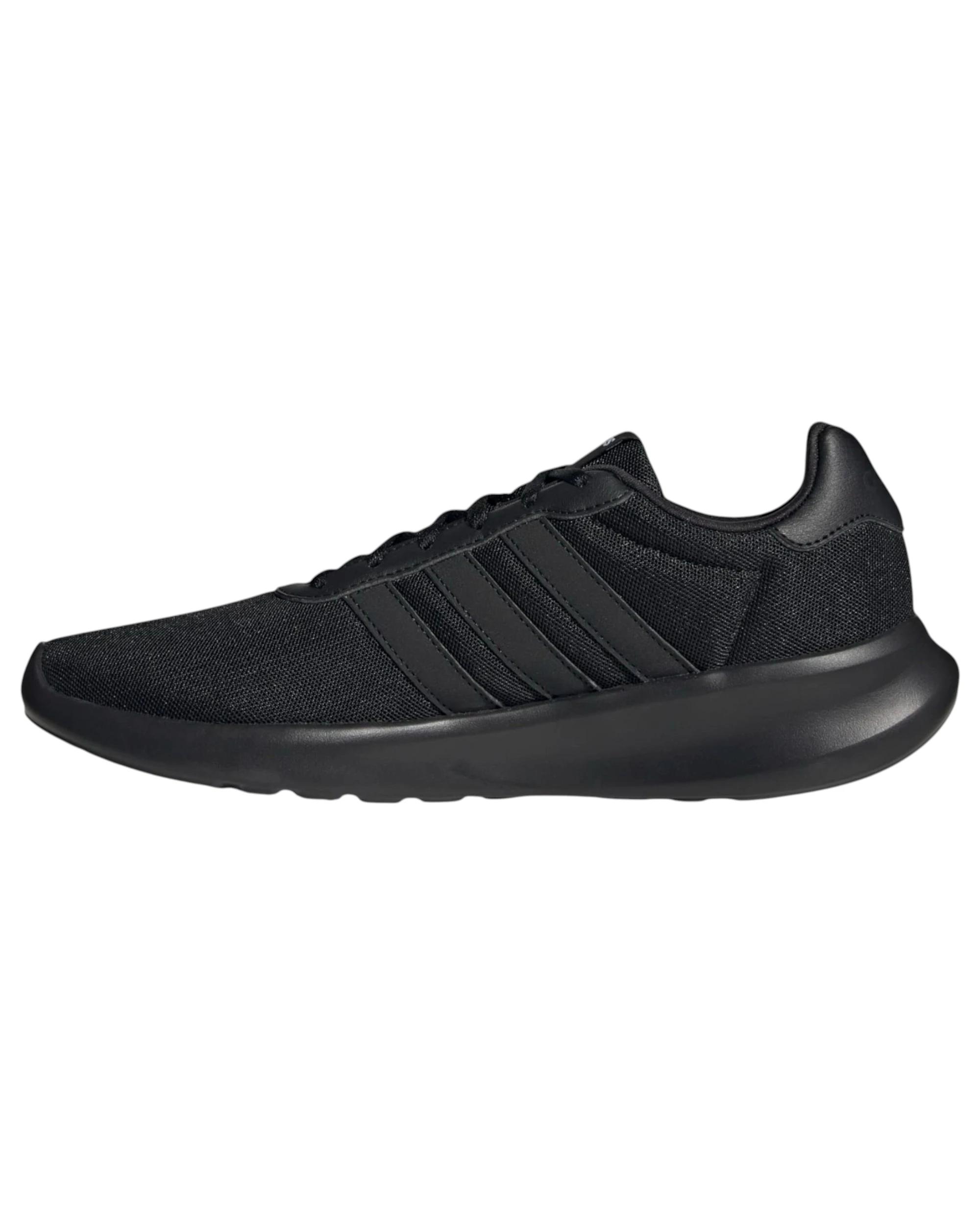 8 Adidas Womens Lite Racer 3.0 Triple Black Athletic Running Shoes BLACK, 8 of 8