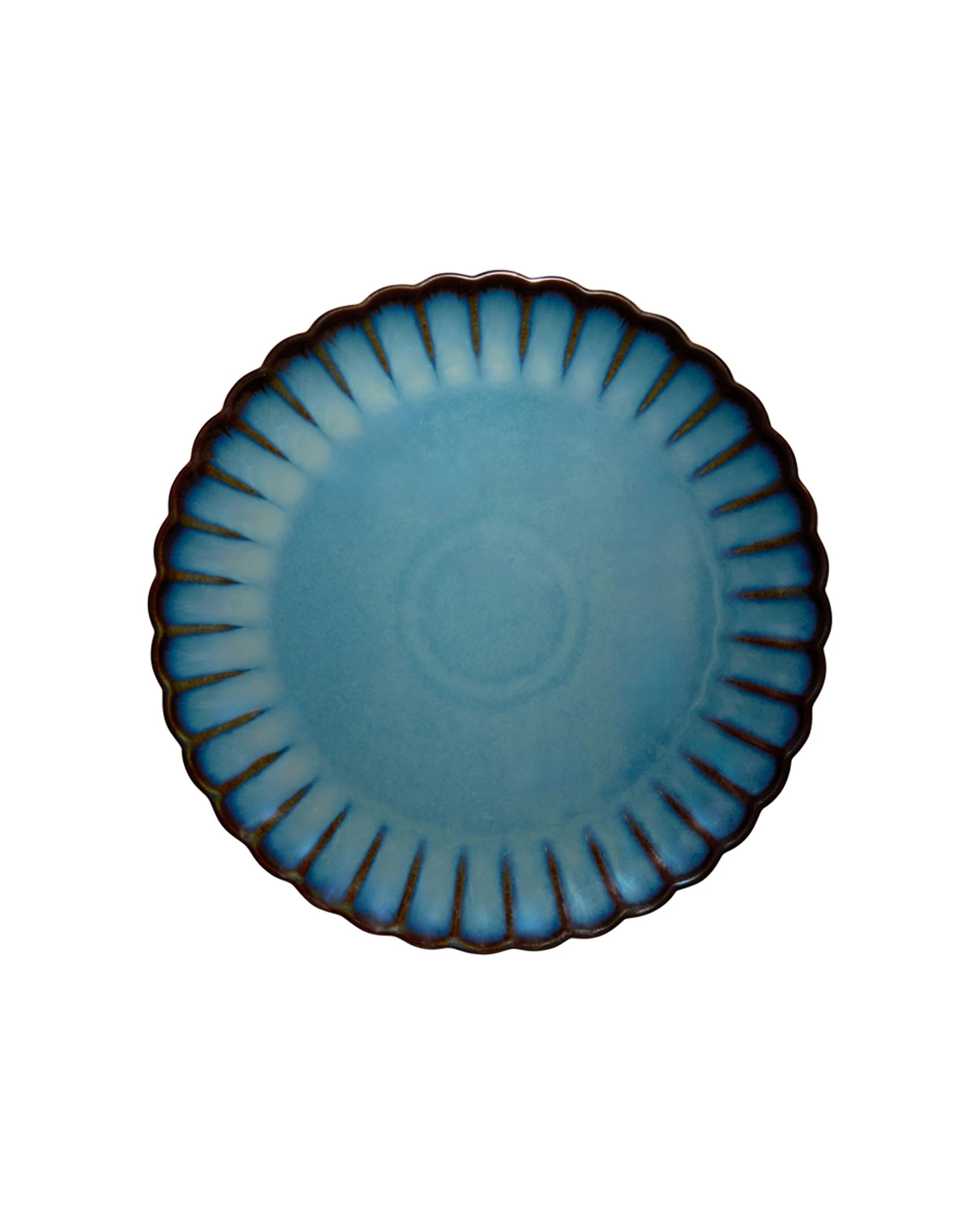 1 Casa Domani Solare 27cm Stoneware Dinner Plate Azure - Blue, 1 of 3