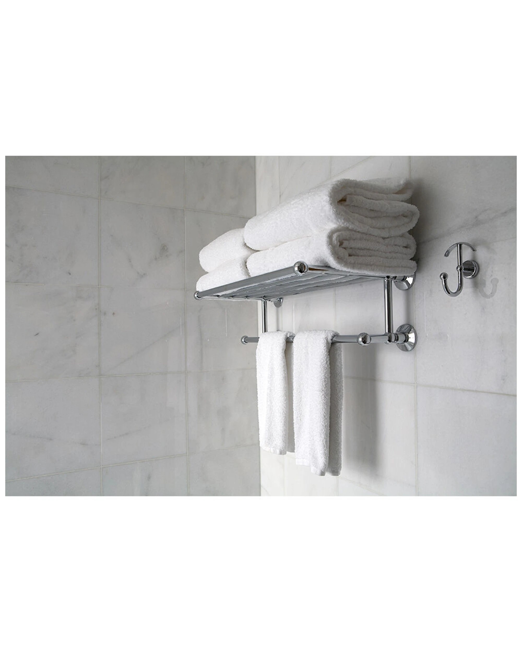 2 Jason Commercial Luxe Bath Sheet 90x180cm 600gsm Twin Needle Stitching.
 - White, 2 of 5