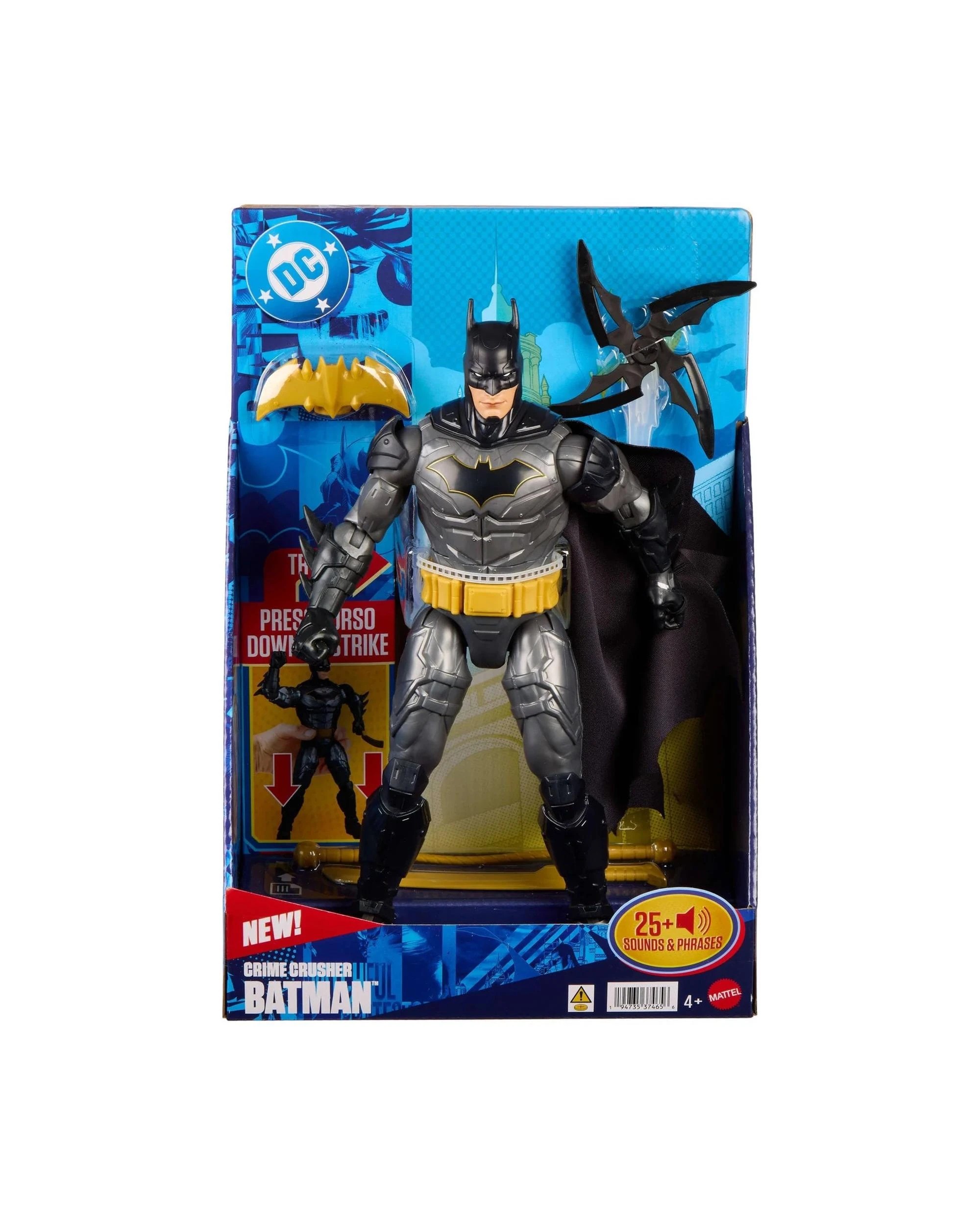 1 DC Batman Crime Crusher Batman Figure, 1 of 4
