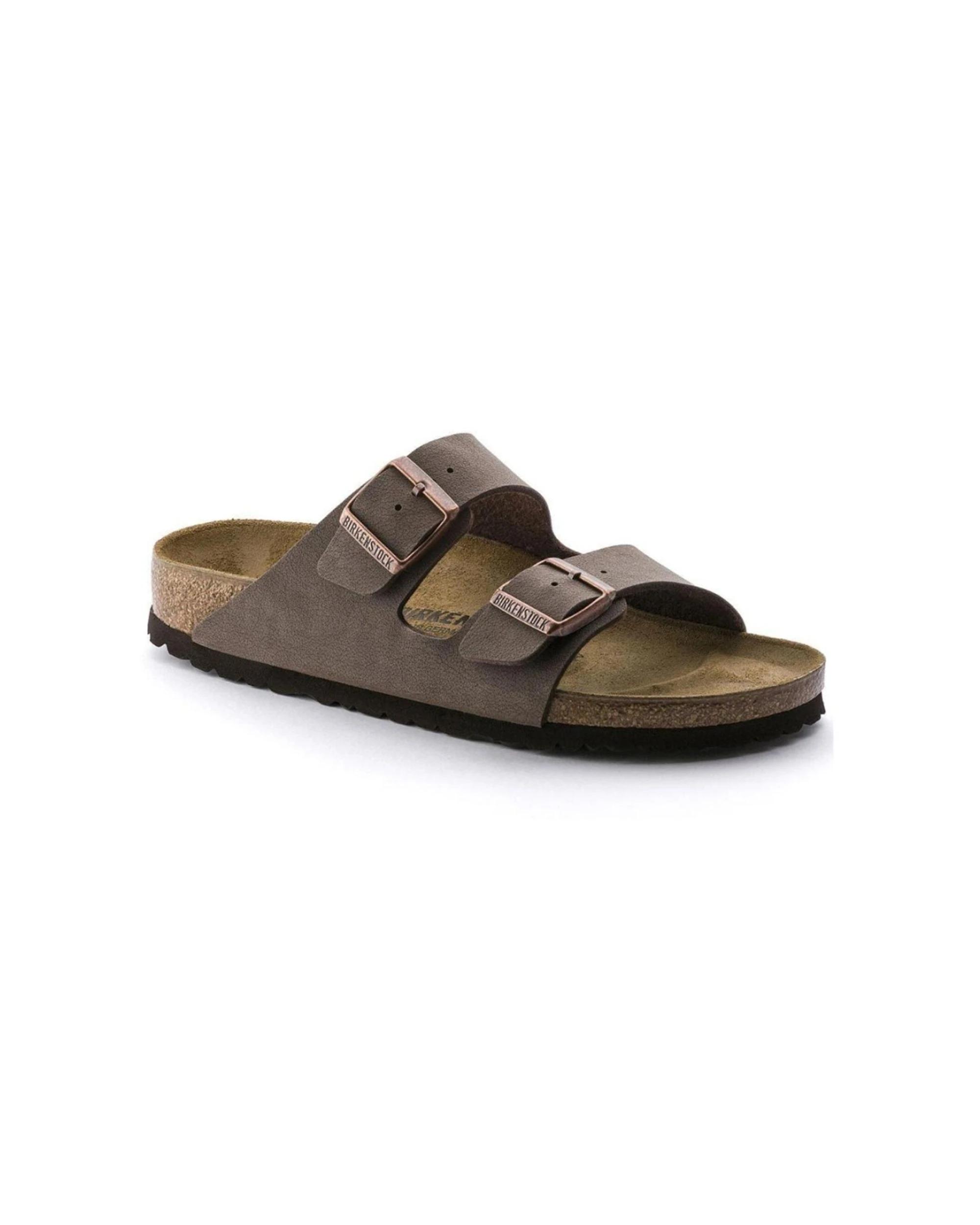 1 Birkenstock Arizona BirkiBuc Sandals Regular Width MOCCA, 1 of 5