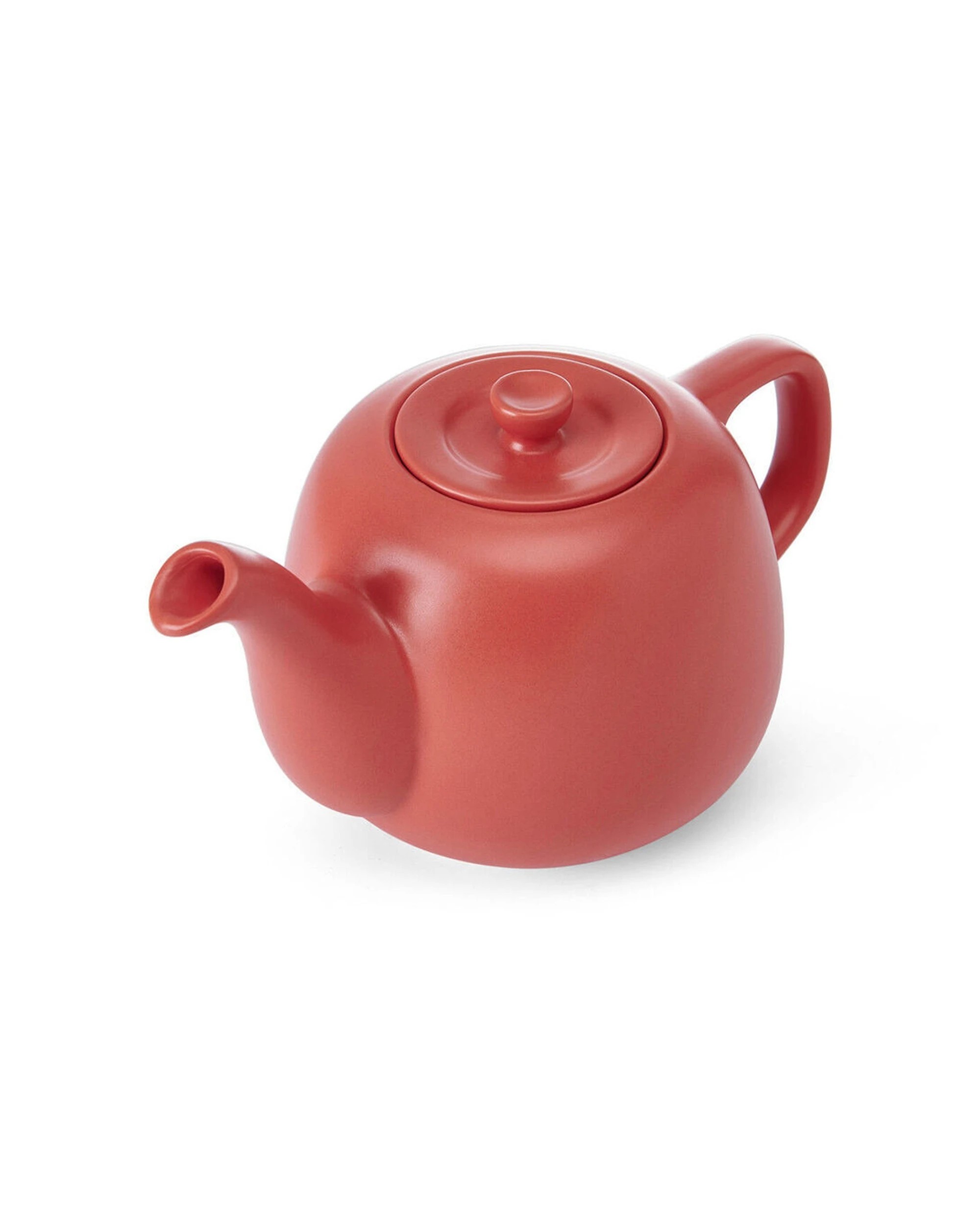 2 La Cafetiere 2PK Stoneware Classic Teapot Kettle 600ml - Red, 2 of 7