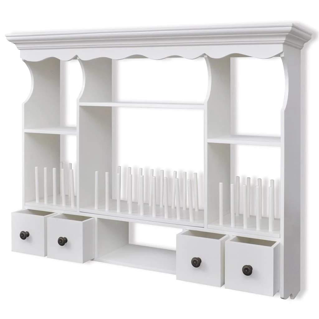 3 Vidaxl Cabinet Wooden Cabinet - White, 3 of 7