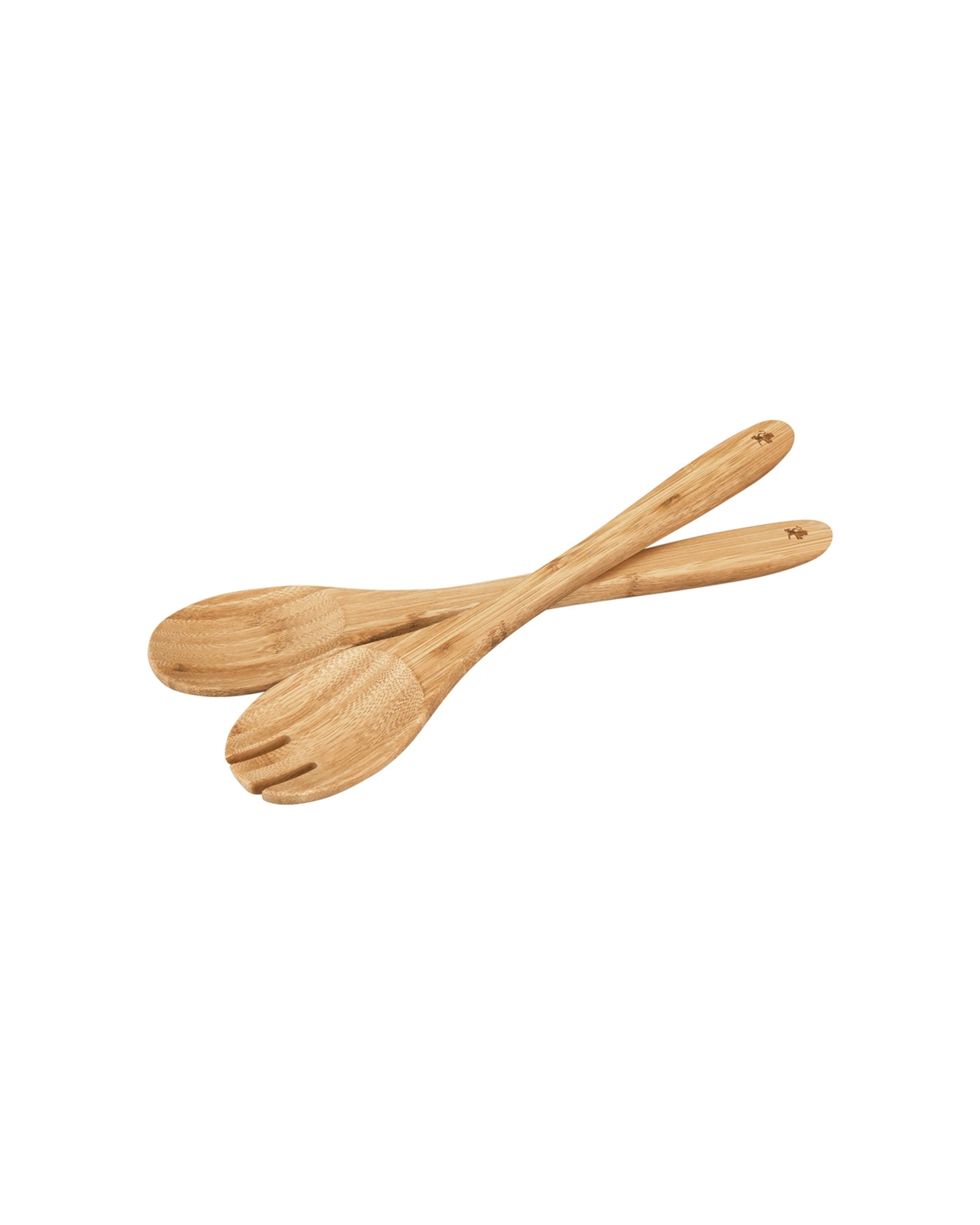 2 Maxwell & Williams Set Of 2 Bamboo Salad Servers 33cm Serving Utensils
 - Plain, 2 of 3