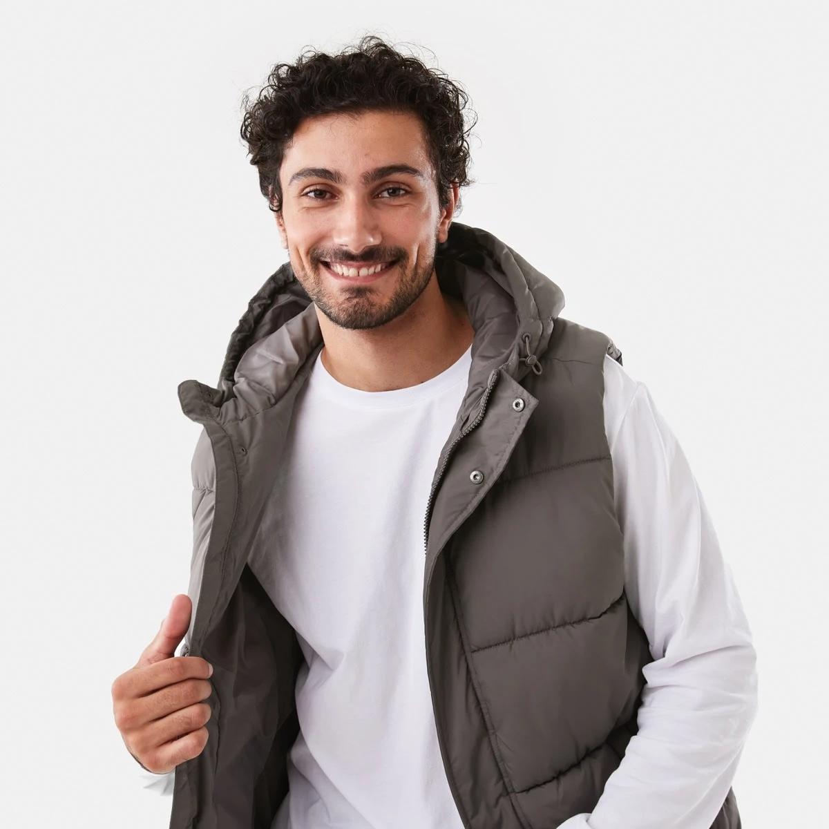 5 Hooded Puffer Vest Brn Eagle, 5 of 9