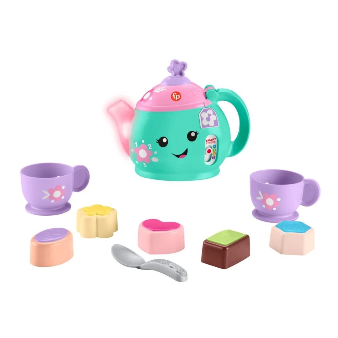 2 Fisher-Price Laugh & Learn Sweet Manners Tea Set, 2 of 6