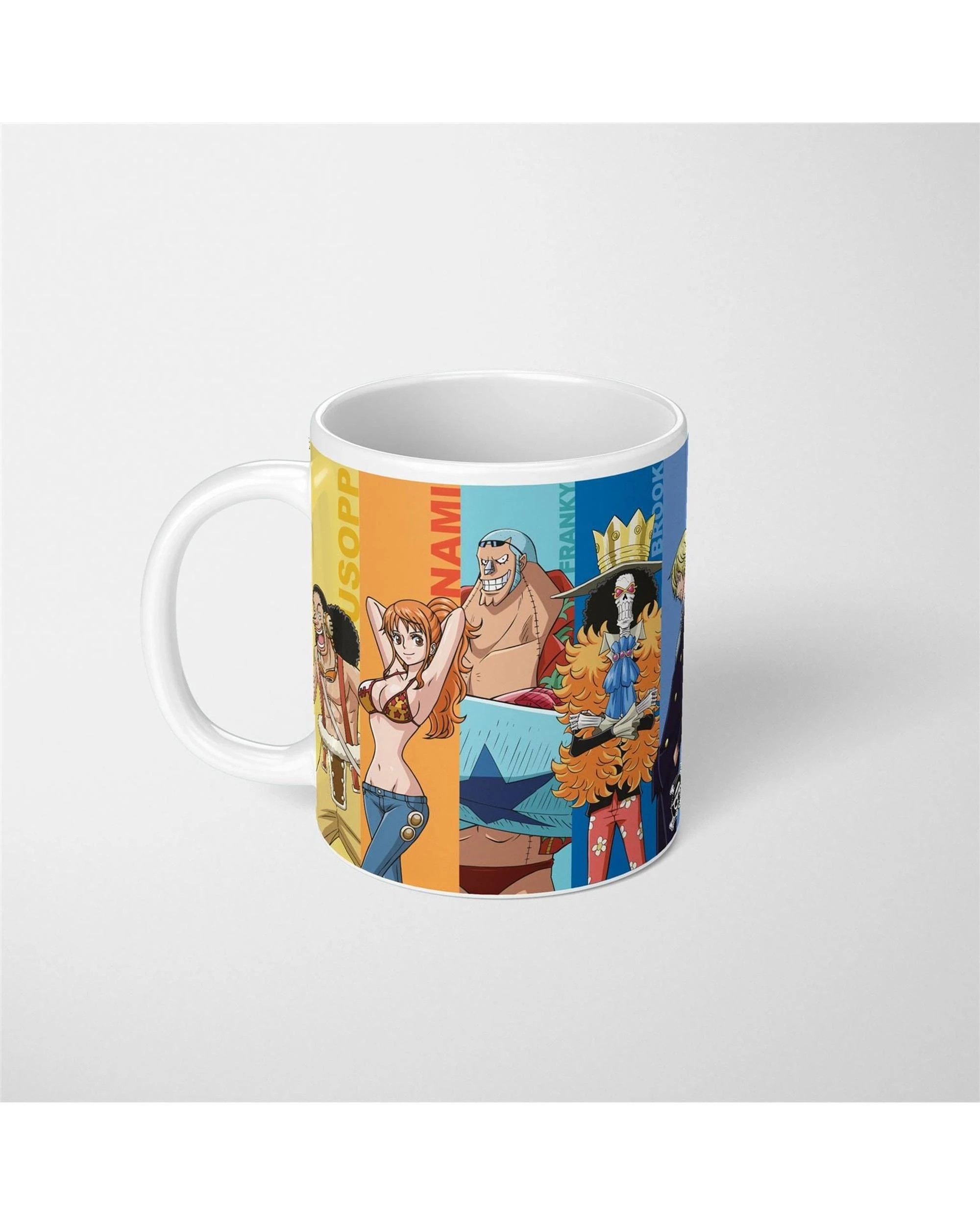 4 One Piece Panels White Mug, 4 of 4