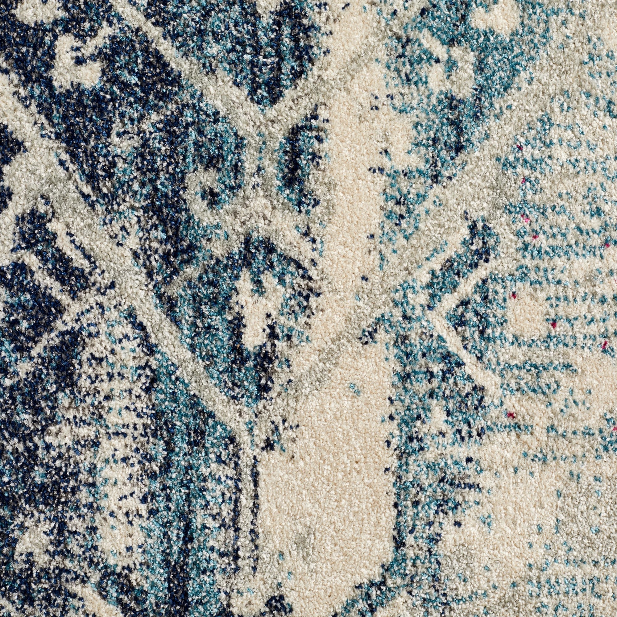 3 Common Ground Rugs Gallery 865 240x240cm - Large Round Rug - Blue, 3 of 3