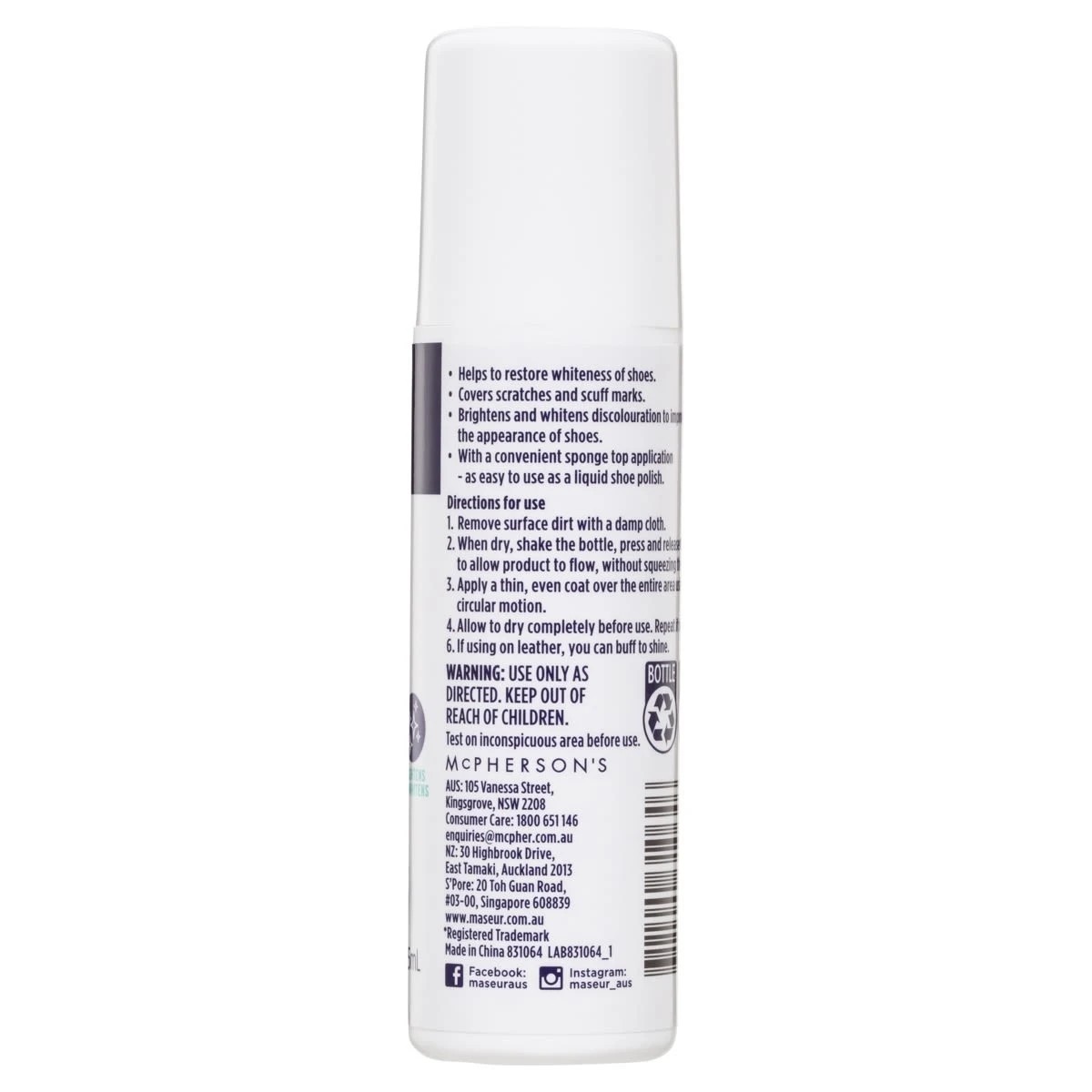 2 Maseur Footcare Sneaker Whitener 75ml, 2 of 5