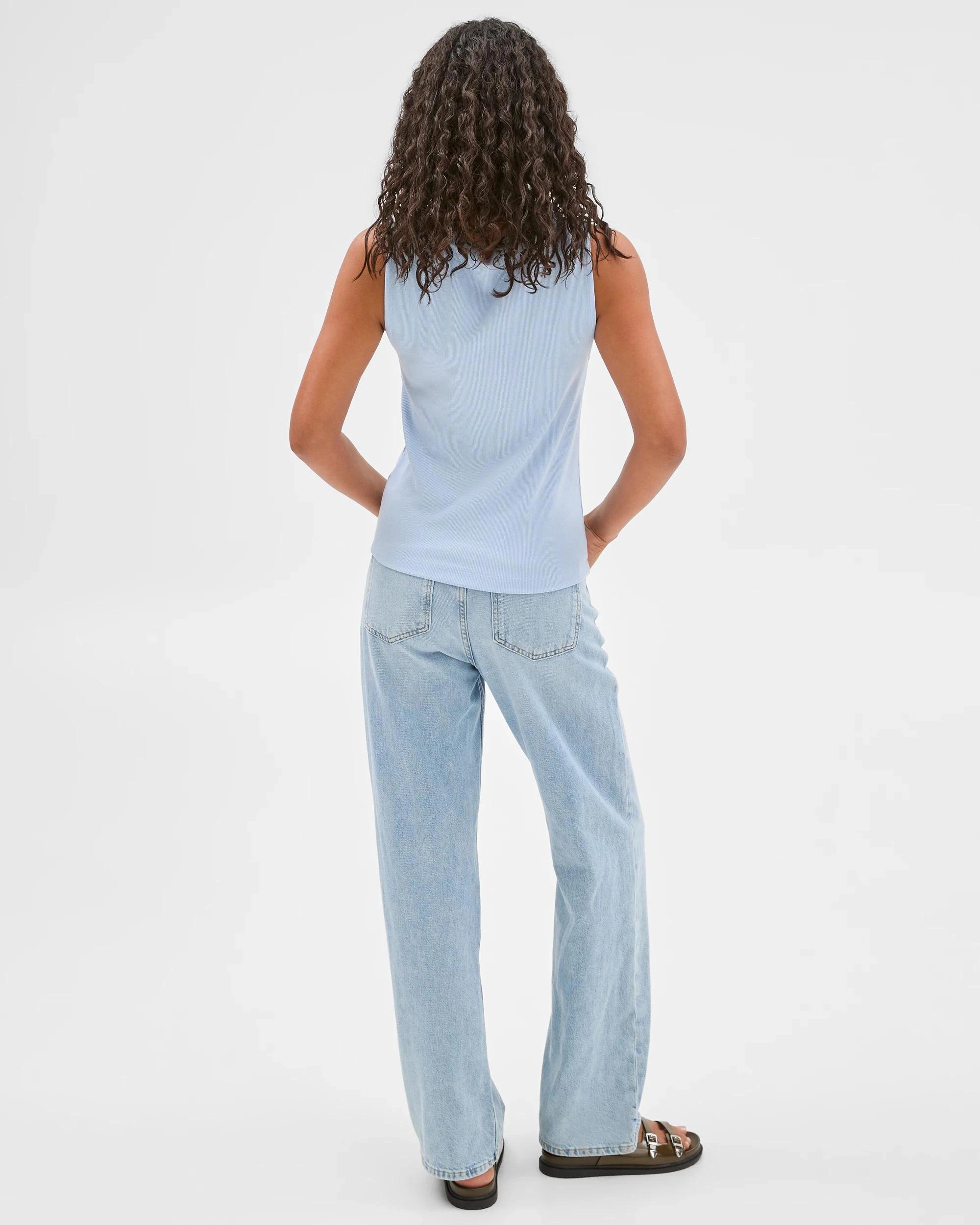 5 Target Soft Touch Boat Neck Rib Tank Top HYDRANGEA, 5 of 5