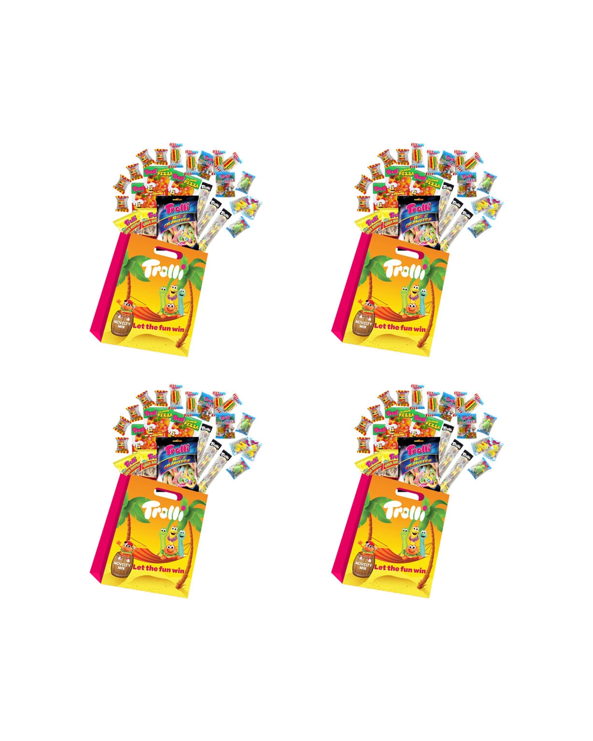 1 Trolli 4PK Gummy Candy Jumbo Showbag Kids Child Chewy Sweets Treat Snack - Multi, 1 of 1