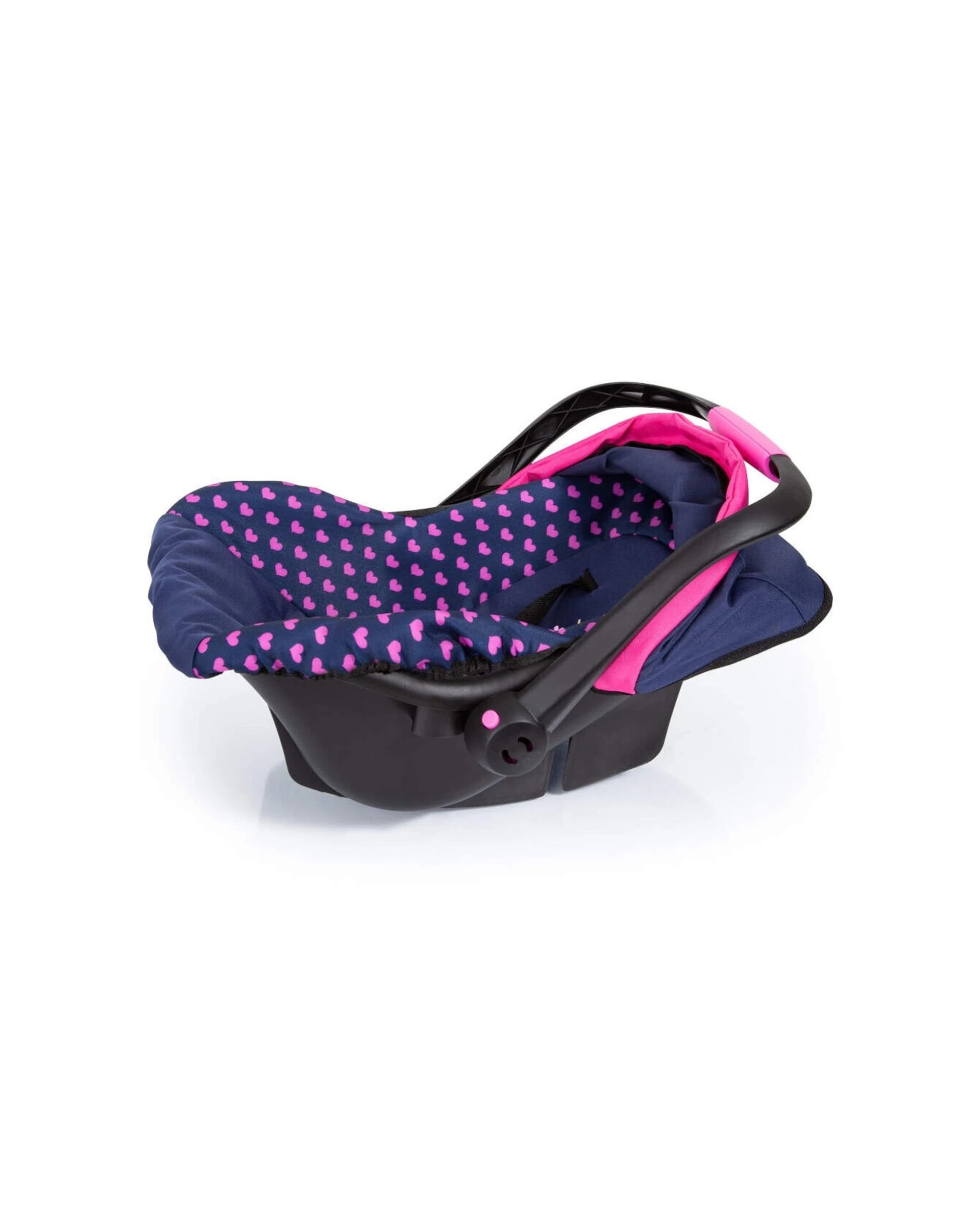 3 Bayer Car Capsule Carrier Toy For 33-48cm Dolls Hearts Unicorn Navy Pink Colour Scheme - Doll Accessory - Blue, 3 of 5