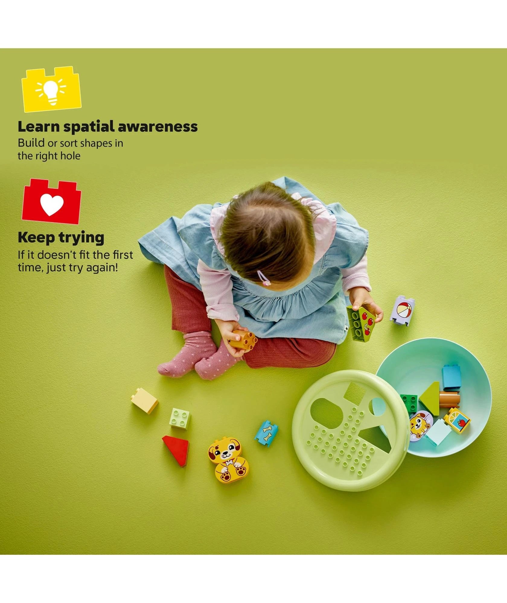 3 LEGO® DUPLO My First Shape Sorter: Puppy House 10441 - Multi, 3 of 10