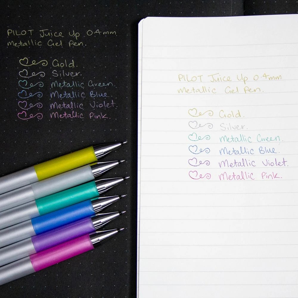 3 PILOT Juice Up Retractable Metallic Gel Pen 0.4mm 6 Pack, 3 of 5