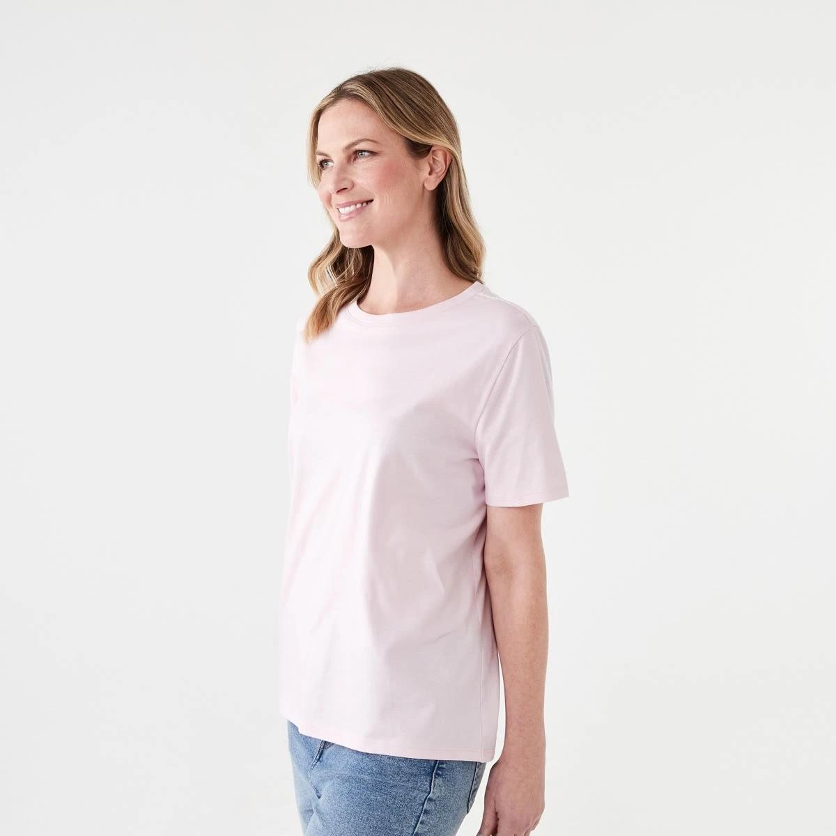 2 Short Sleeve Australian Cotton T-shirt SOFT BLOSSOM, 2 of 5