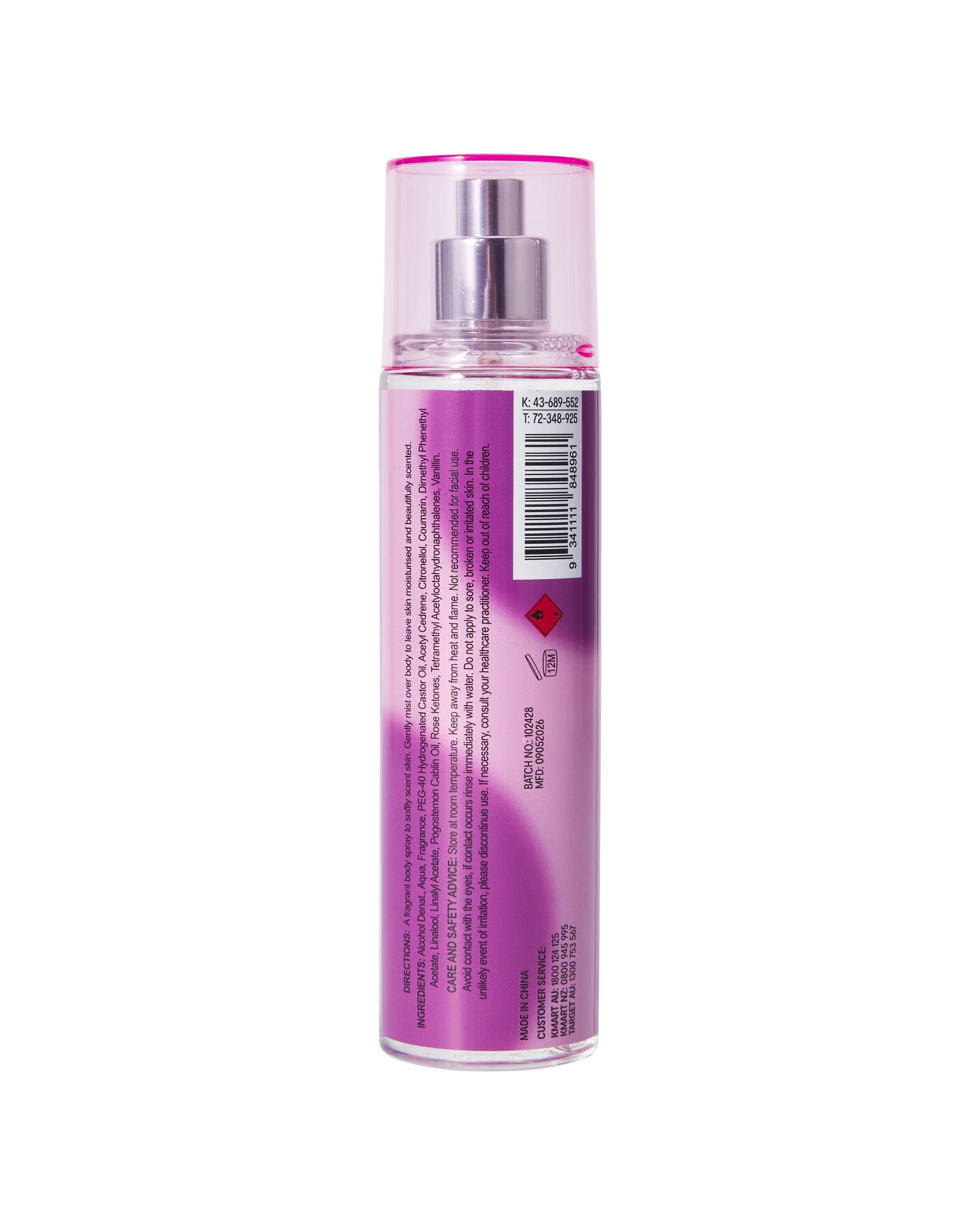 4 OXX Fragrance Mood Scents Inner Charm Body Mist 150ml - Bergamot, Pink Pepper and Violet Scents, 4 of 4