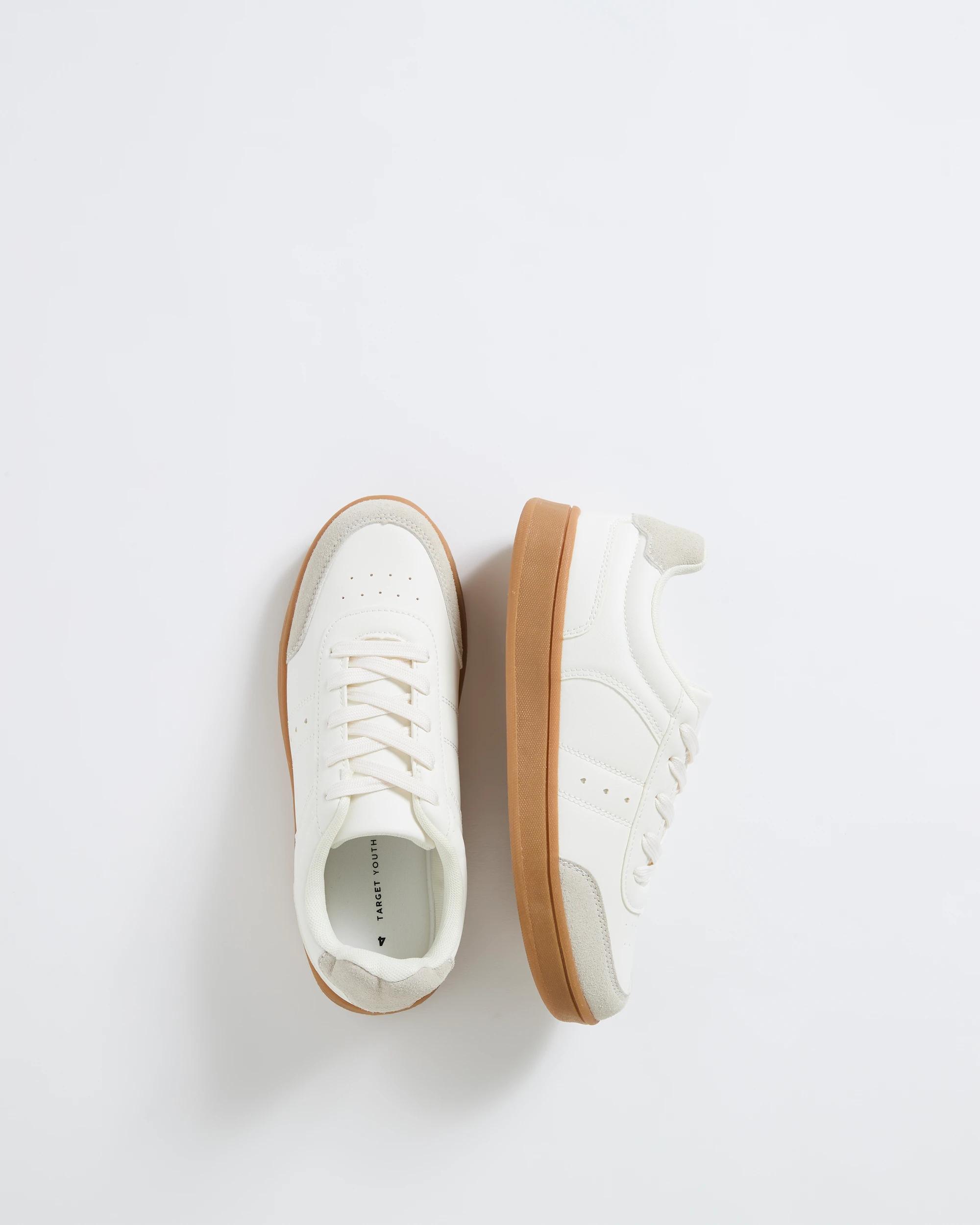 3 Target Youth Court Sneakers WHITE, 3 of 3