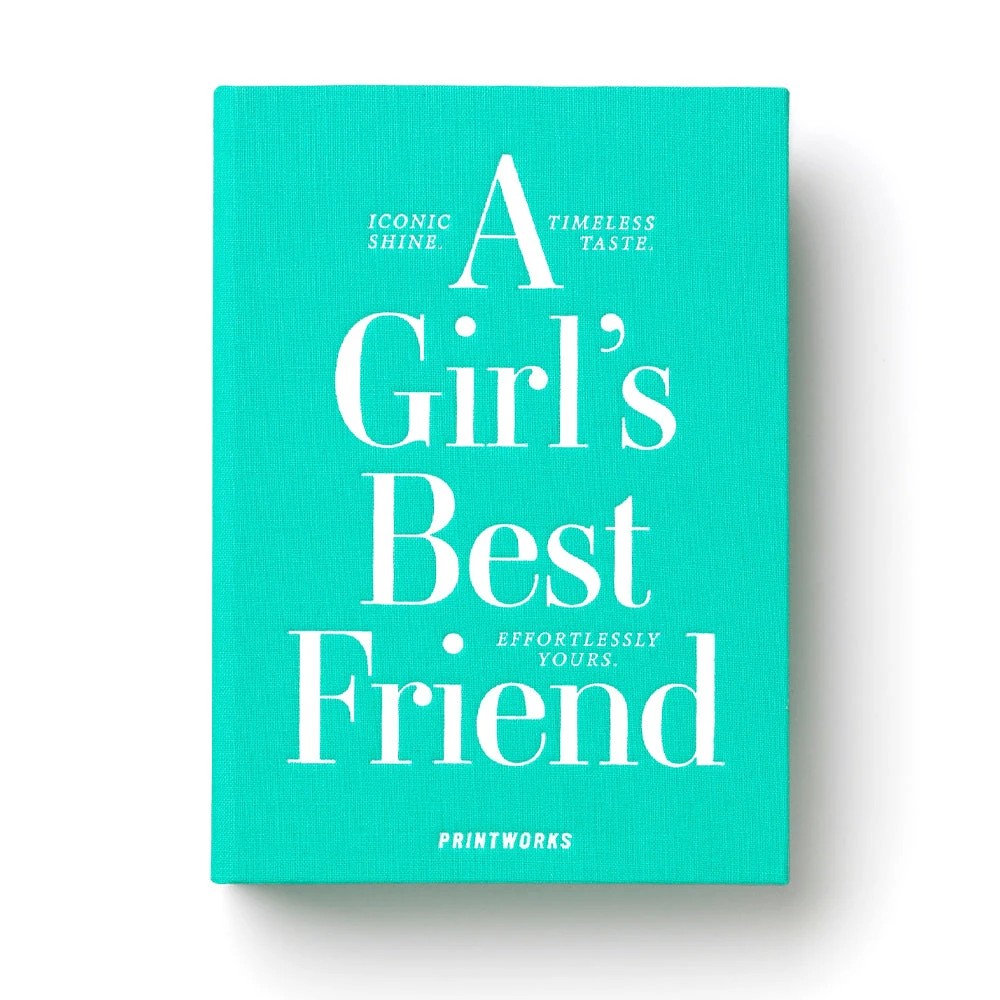 1 Printworks Jewellery Box A Girls Best Friend - Turquoise Small - Blue, 1 of 4