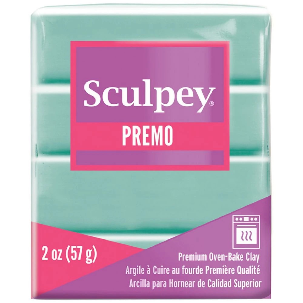 1 Sculpey Premo Modelling Clay Mint Green 57g, 1 of 3
