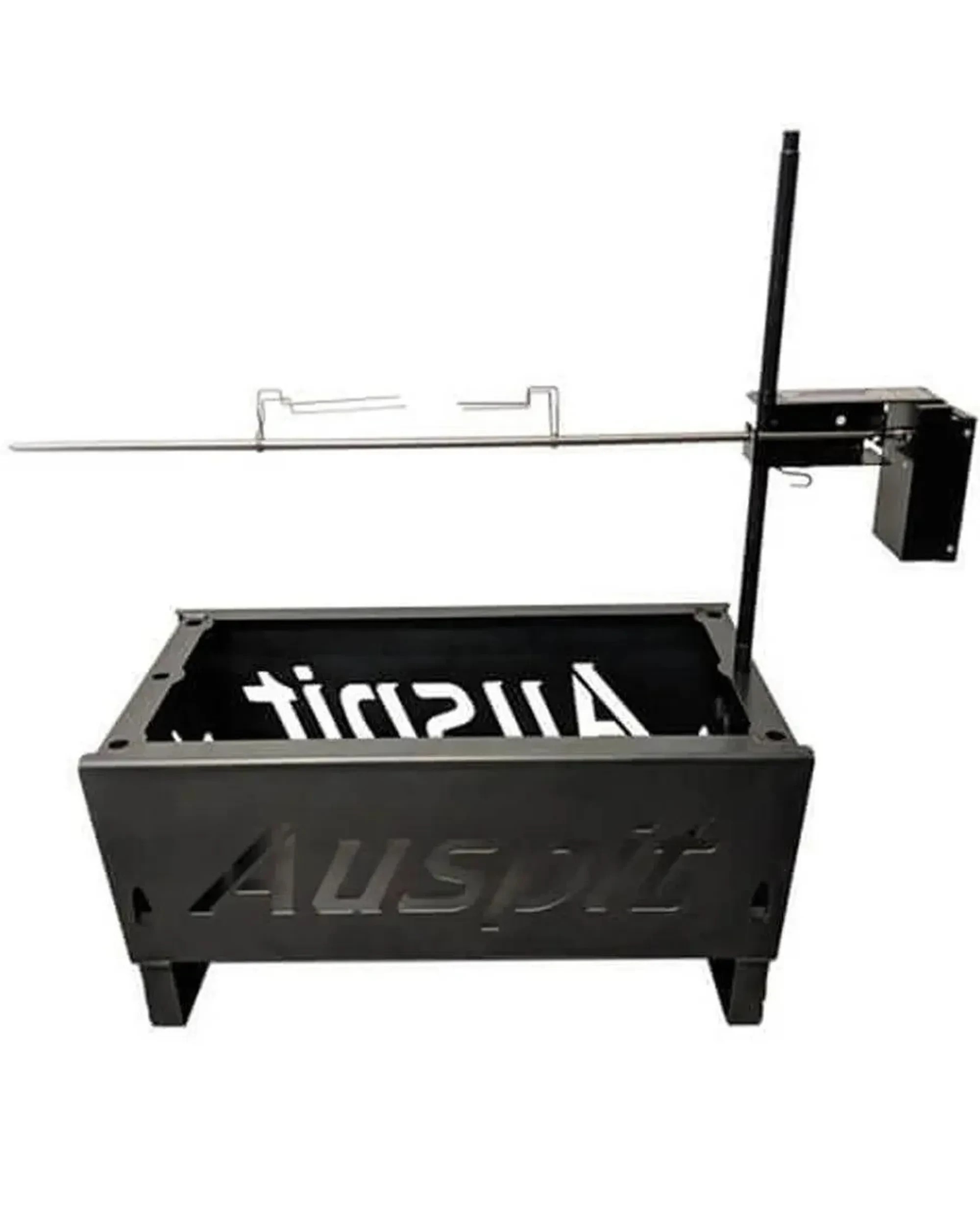 2 Auspit Portable Camping Spit Rotisserie with Firepit, 2 of 10
