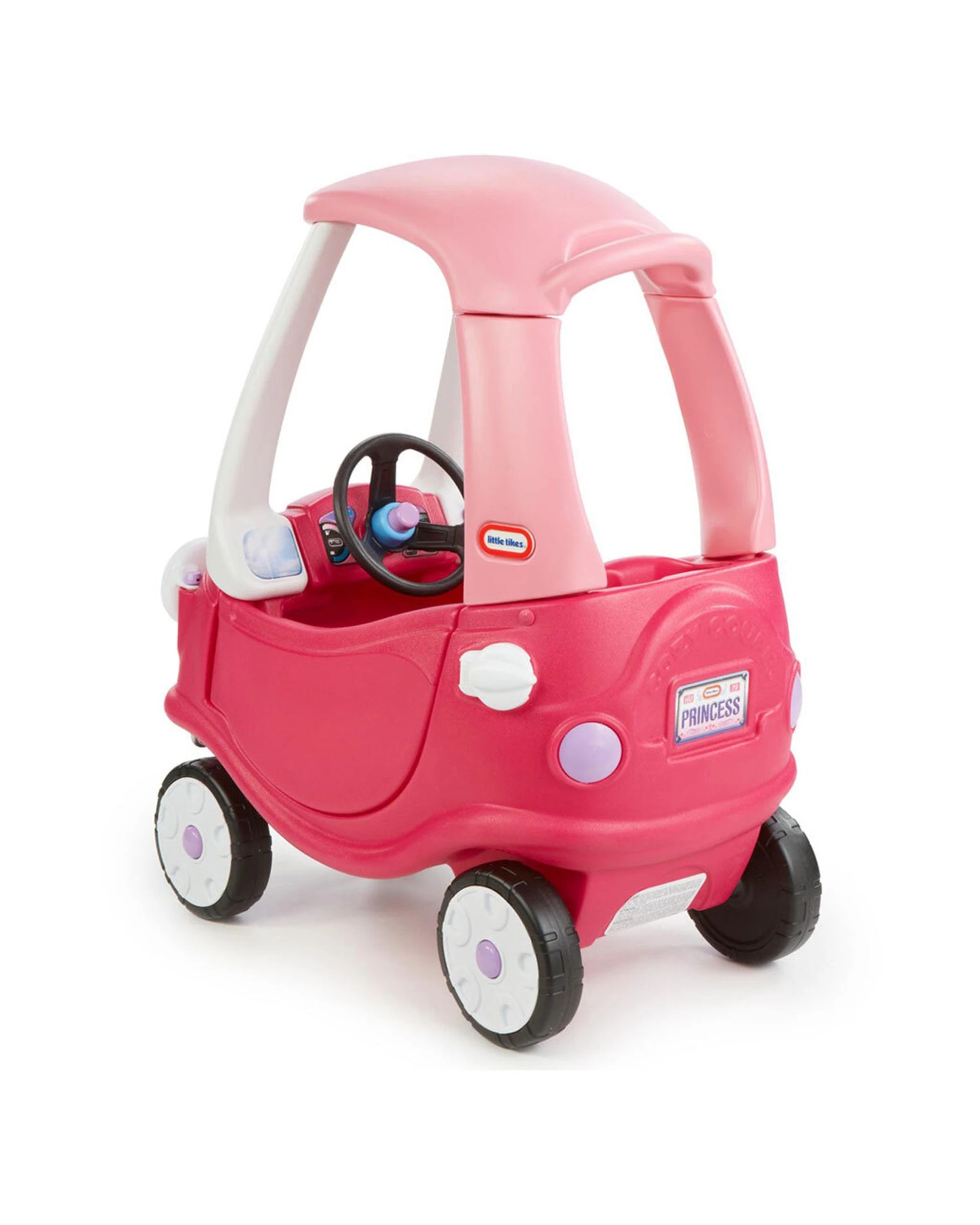 8 Little Tikes Princess Cozy Coupe Ride On Kids Toddler Push Kick Car Toy 18m-5y - Pink, 8 of 8