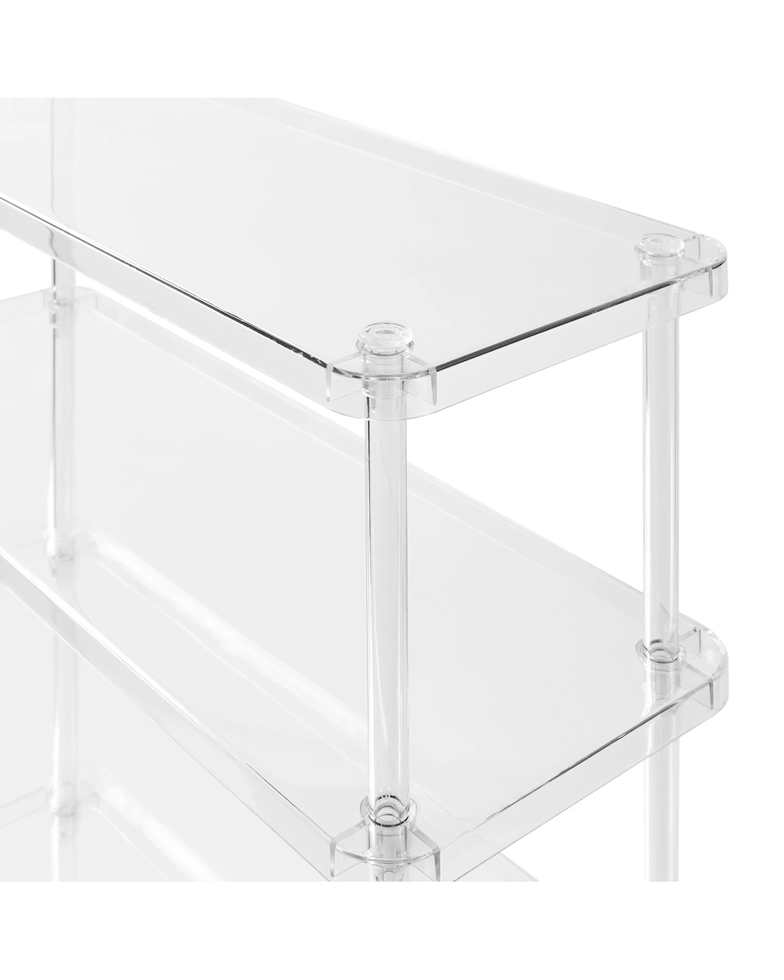 6 5 Tier Clear Shoe Rack - Clear, 6 of 7
