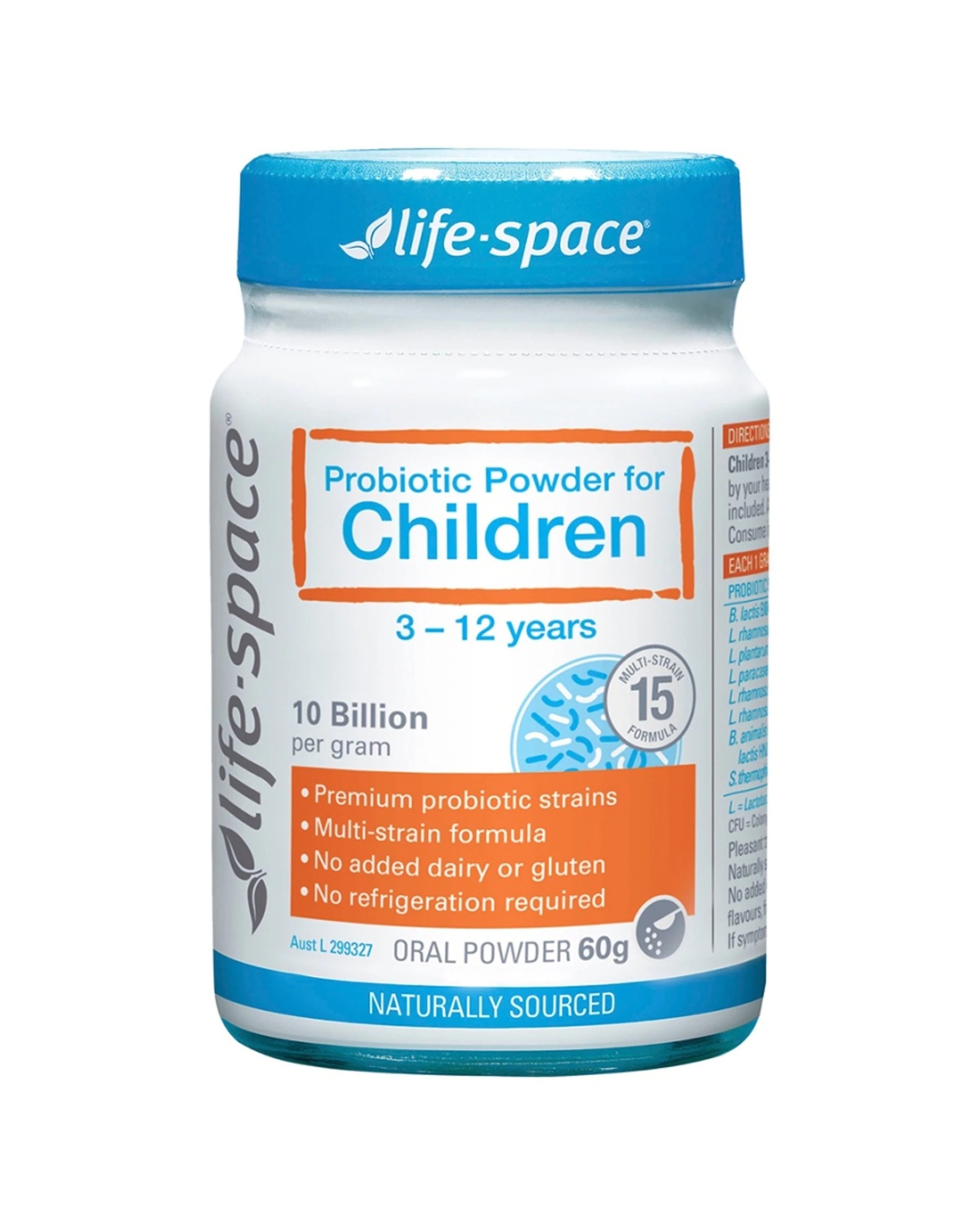 1 Life-Space Probiotic Powder For Children Multi-Strain Dietary Supplement 60g, 1 of 3