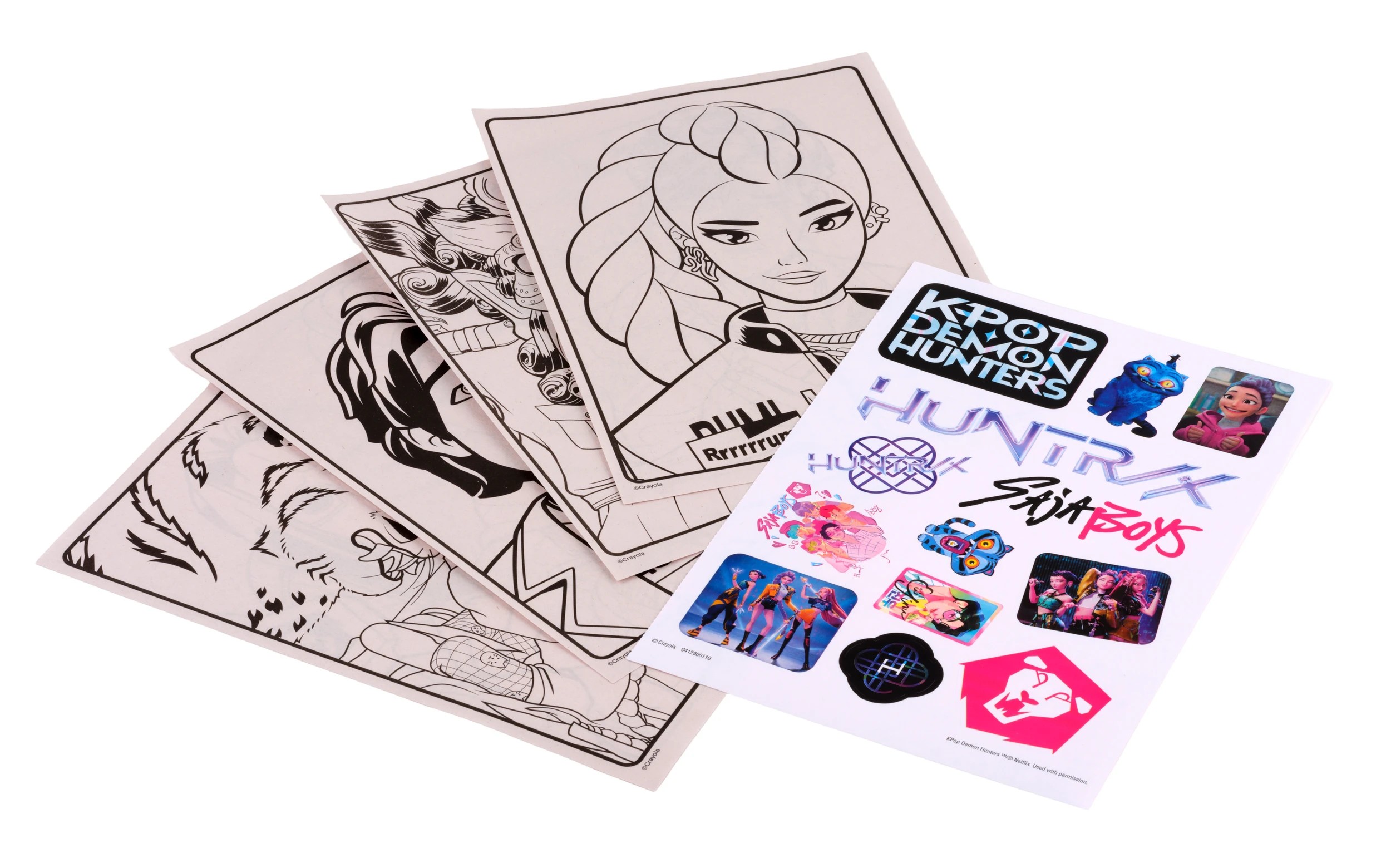 6 Crayola KPop Demon Hunters 96 Page Coloring Book, 6 of 8