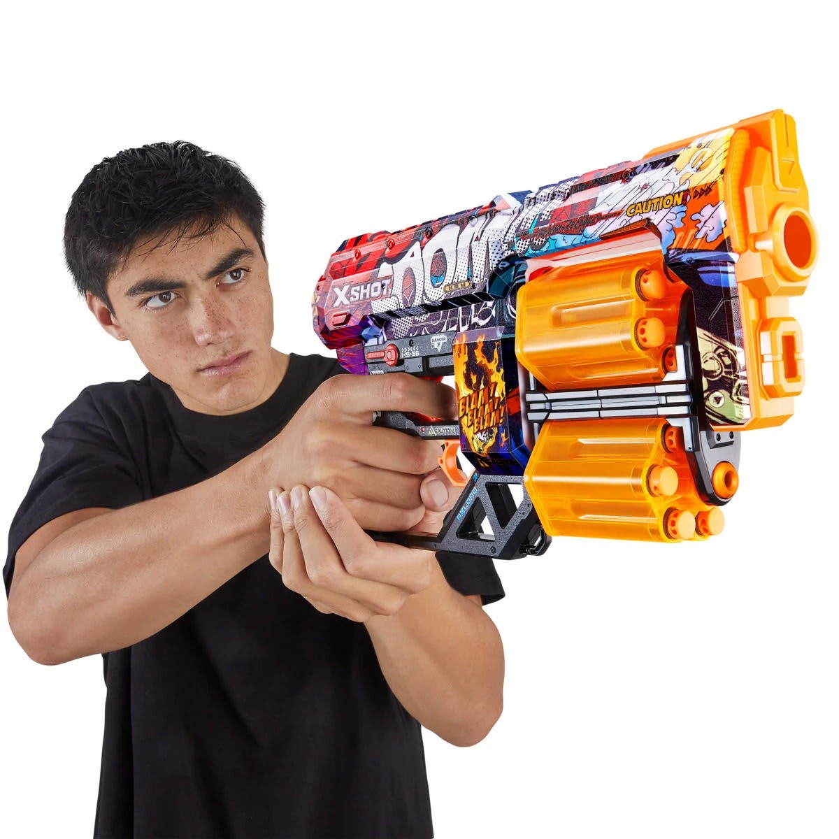 6 Zuru X-Shot Skins Dread Dart Blaster - Boom, 6 of 10