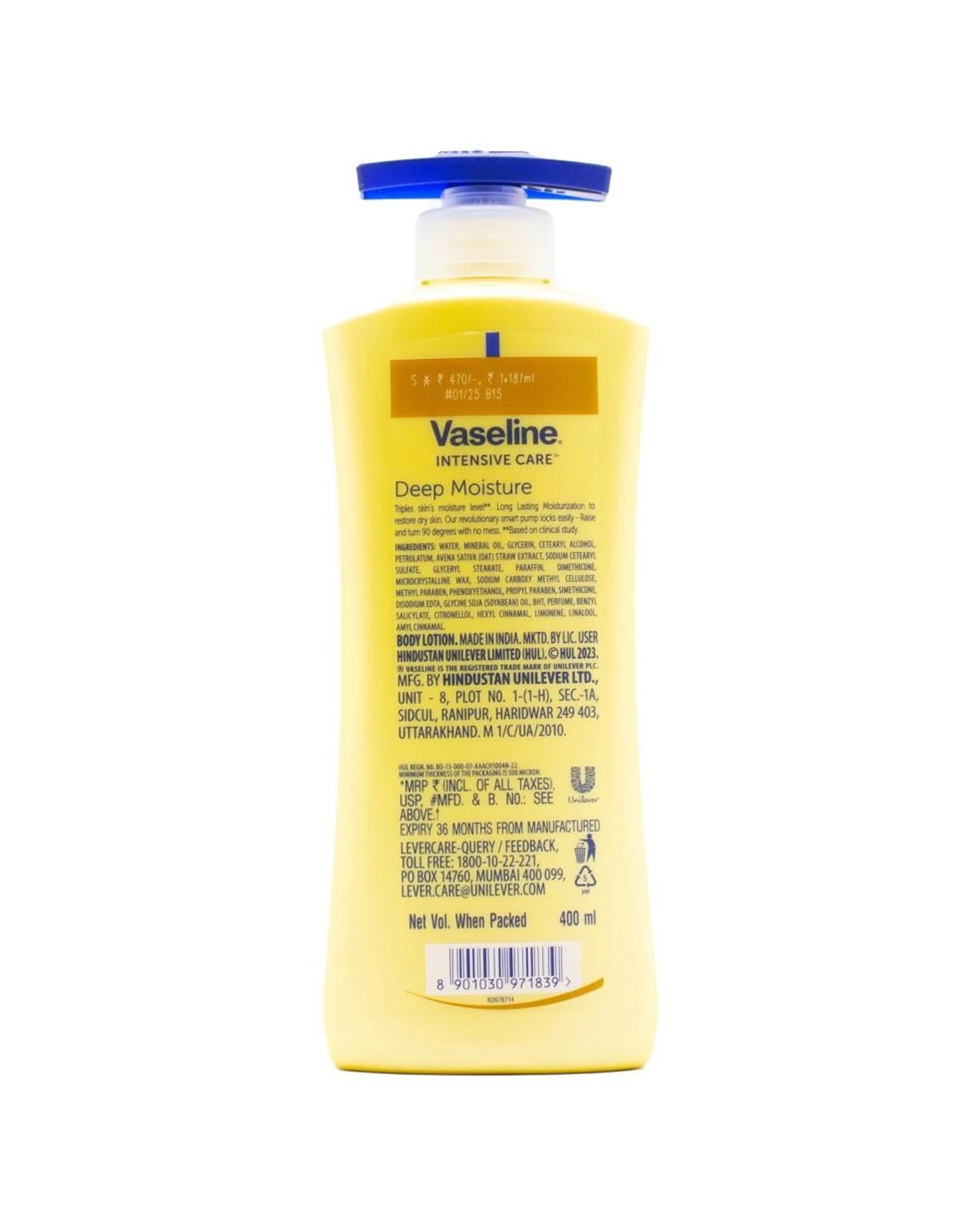 3 Vaseline Intensive Care 48H Deep Moisture Body Lotion 6PK 400ml - Multi, 3 of 3