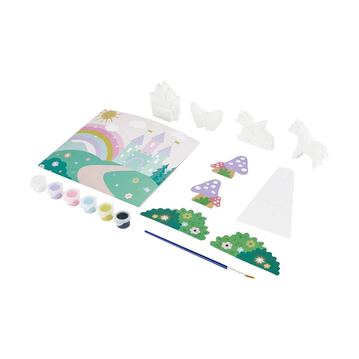 3 15 Piece Paint and Make Your Own Unicorn Plaster Scene, 3 of 10