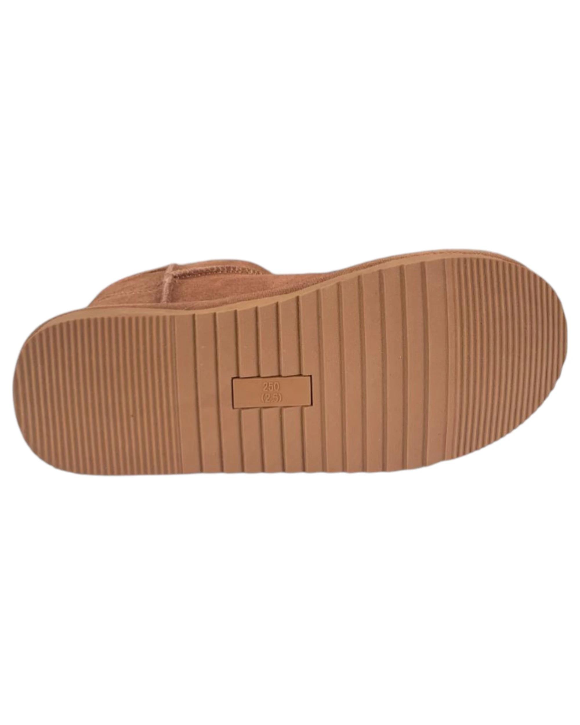 2 Grosby Mens Juneau Tan Boot Slippers Casual Slip On Shoes TAN, 2 of 7