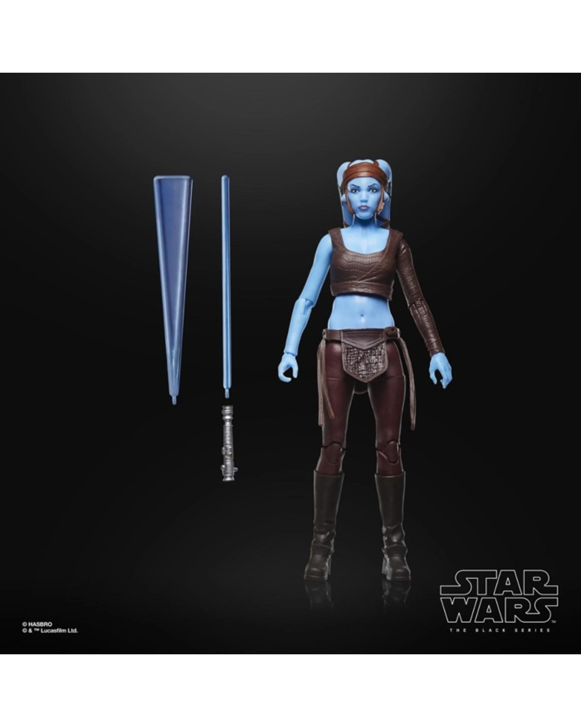 6 Star Wars The Black Series: Revenge of the Sith 20th Anniversary Aayla Secura Action Figure, 6 of 7