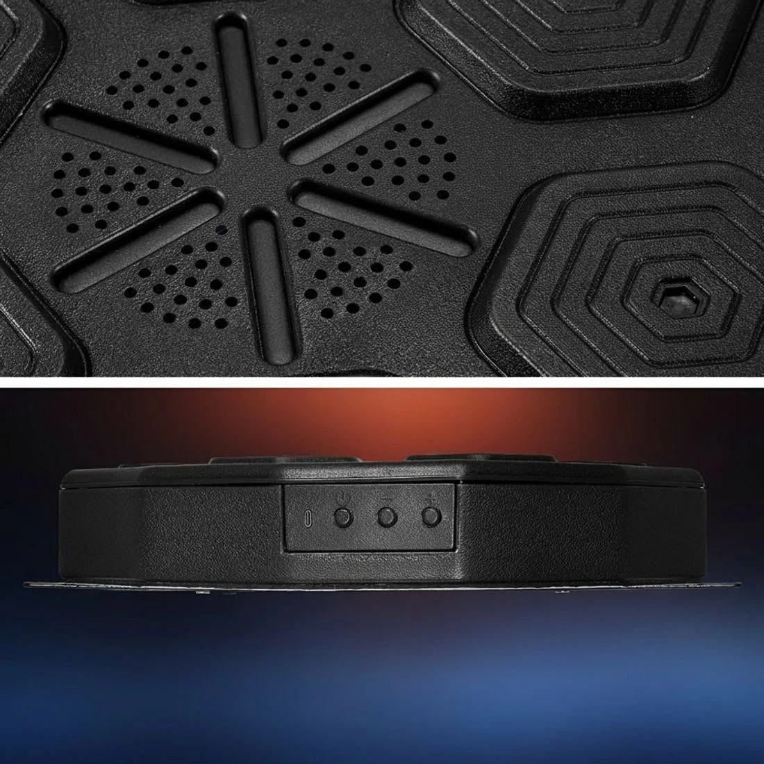 6 Everfit Music Boxing Machine tooth Target Punching USB Chargeable Home Gym - Black, 6 of 7