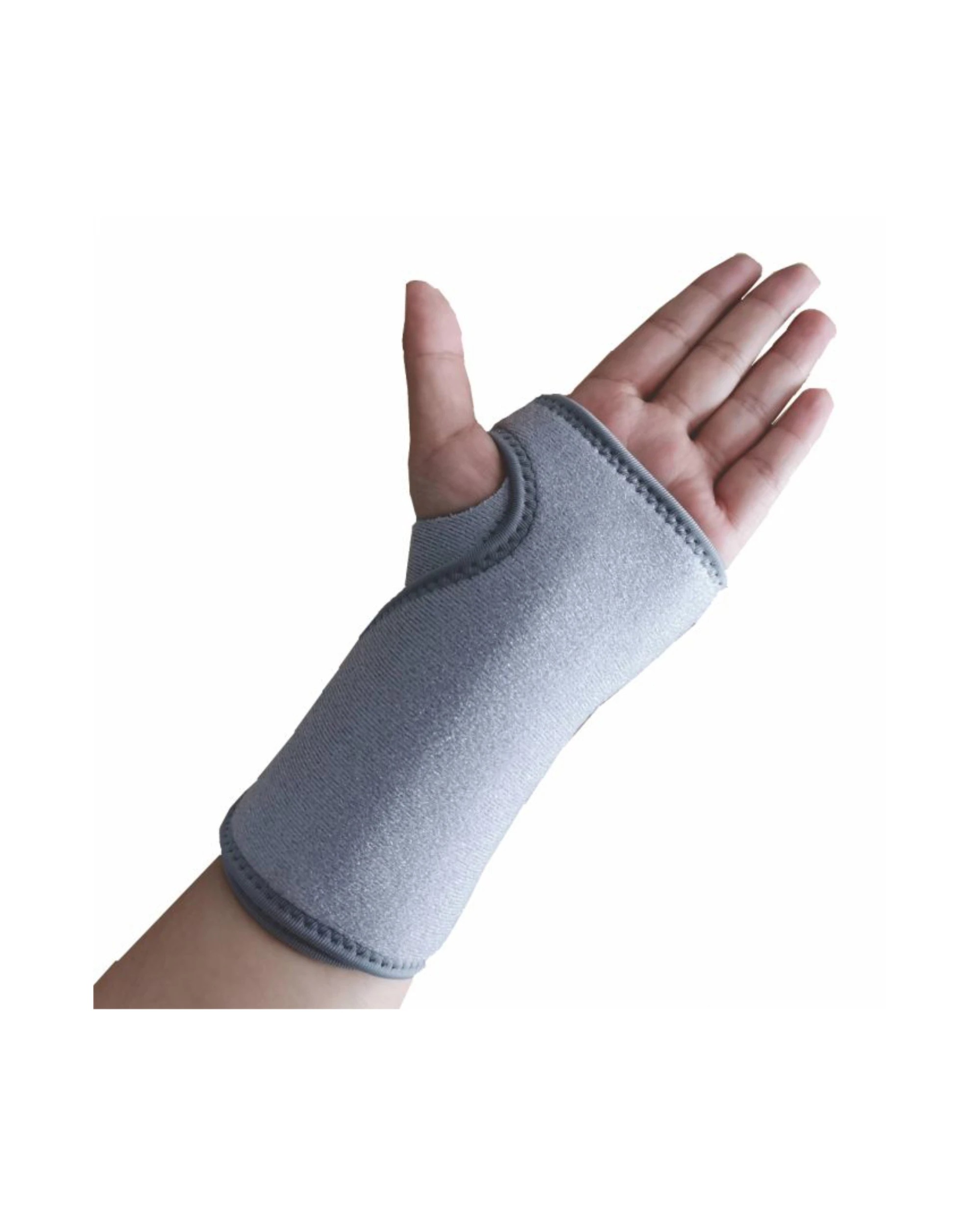 1 Bodyassist Thermal Carpal Tunnel Wrist Splint Support One Size Right - Grey - Grey, 1 of 2