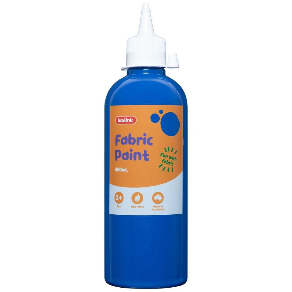 1 Kadink Fabric Paint 500mL Blue, 1 of 3
