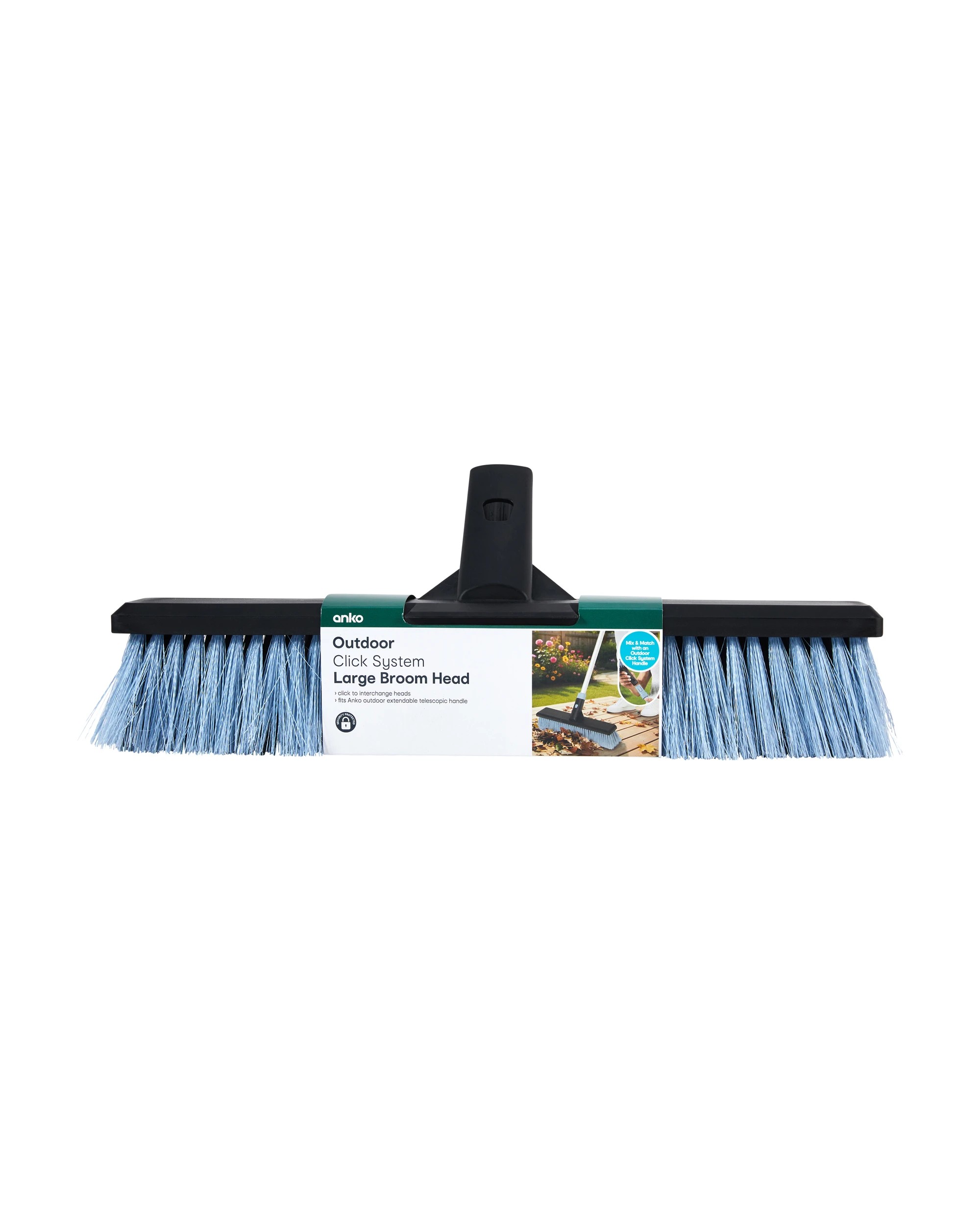10 Outdoor Click System Large Broom Head - Mix & Match Click Range, 10 of 10