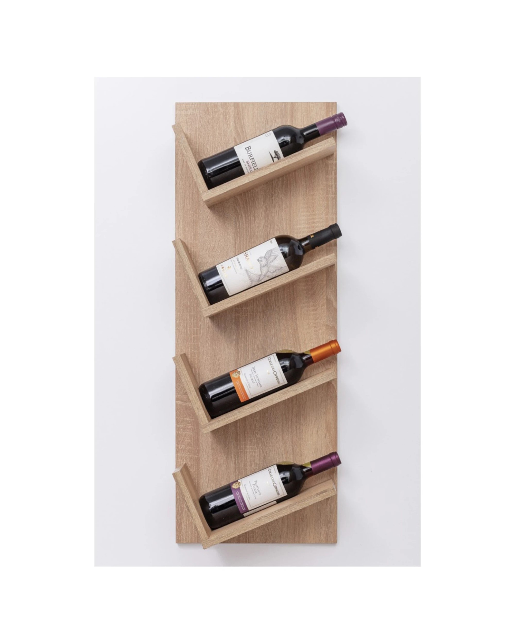 2 European Cabinetry Barcelona Display Shelf Swiss Krono Boards Oak - Natural, 2 of 5