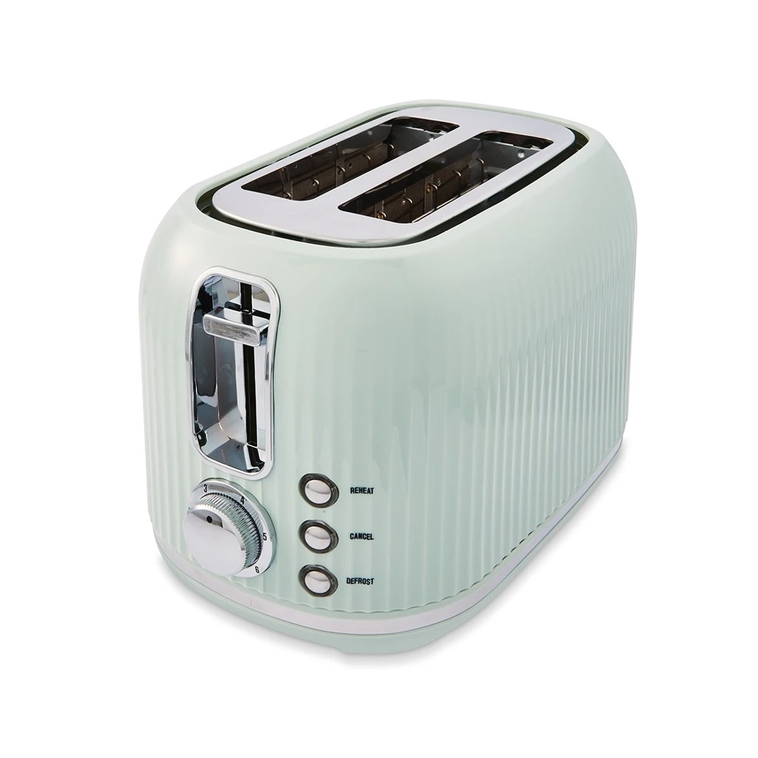 3 2 Slice Retro Toaster - Green, 3 of 8