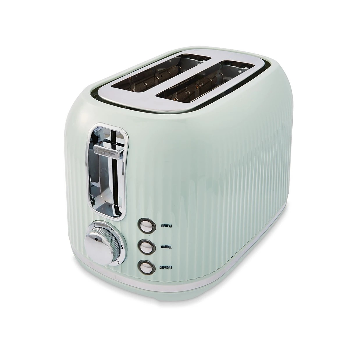 3 2 Slice Retro Toaster - Green, 3 of 8