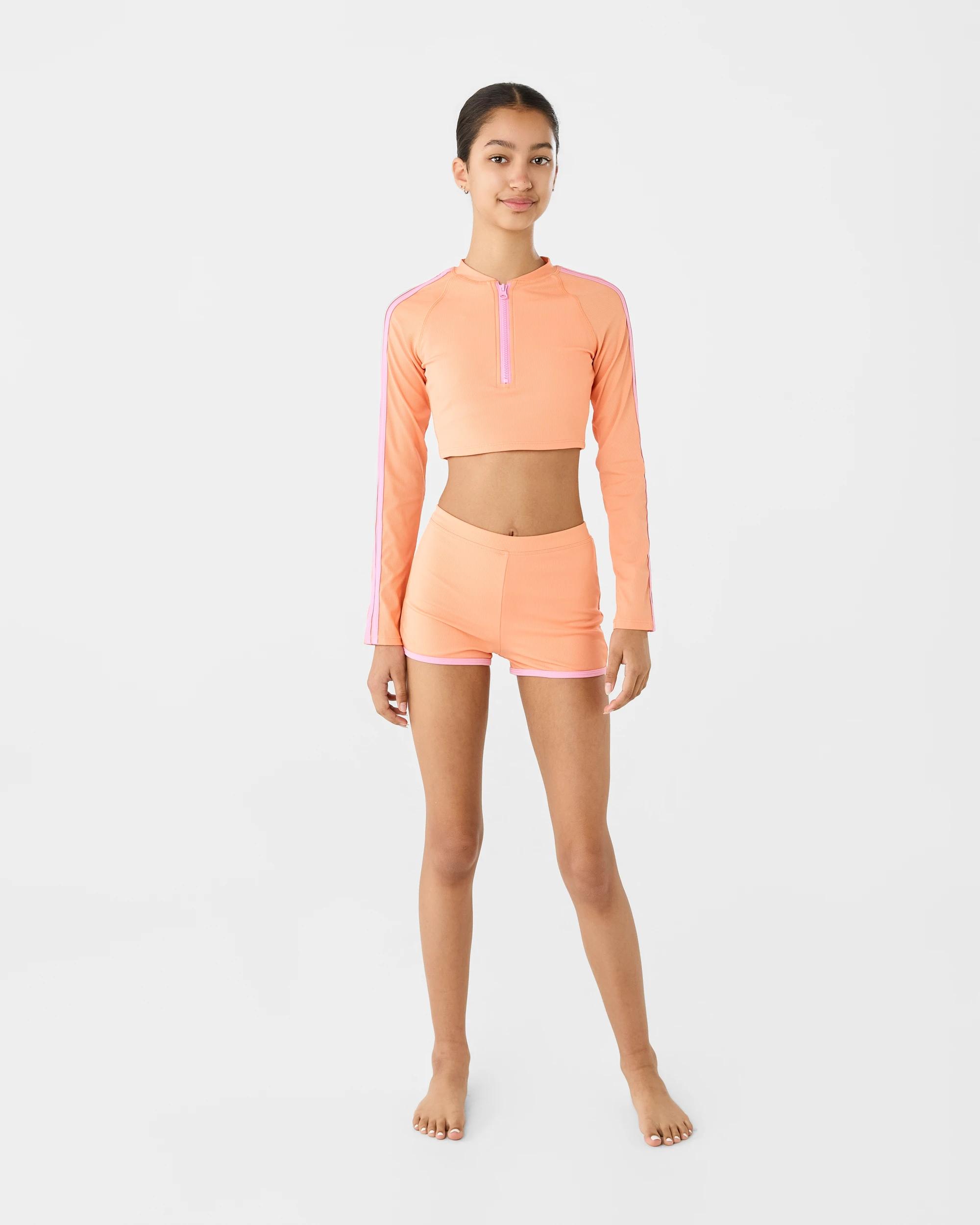 7 3 Piece Swim Set Mint Orng, 7 of 7