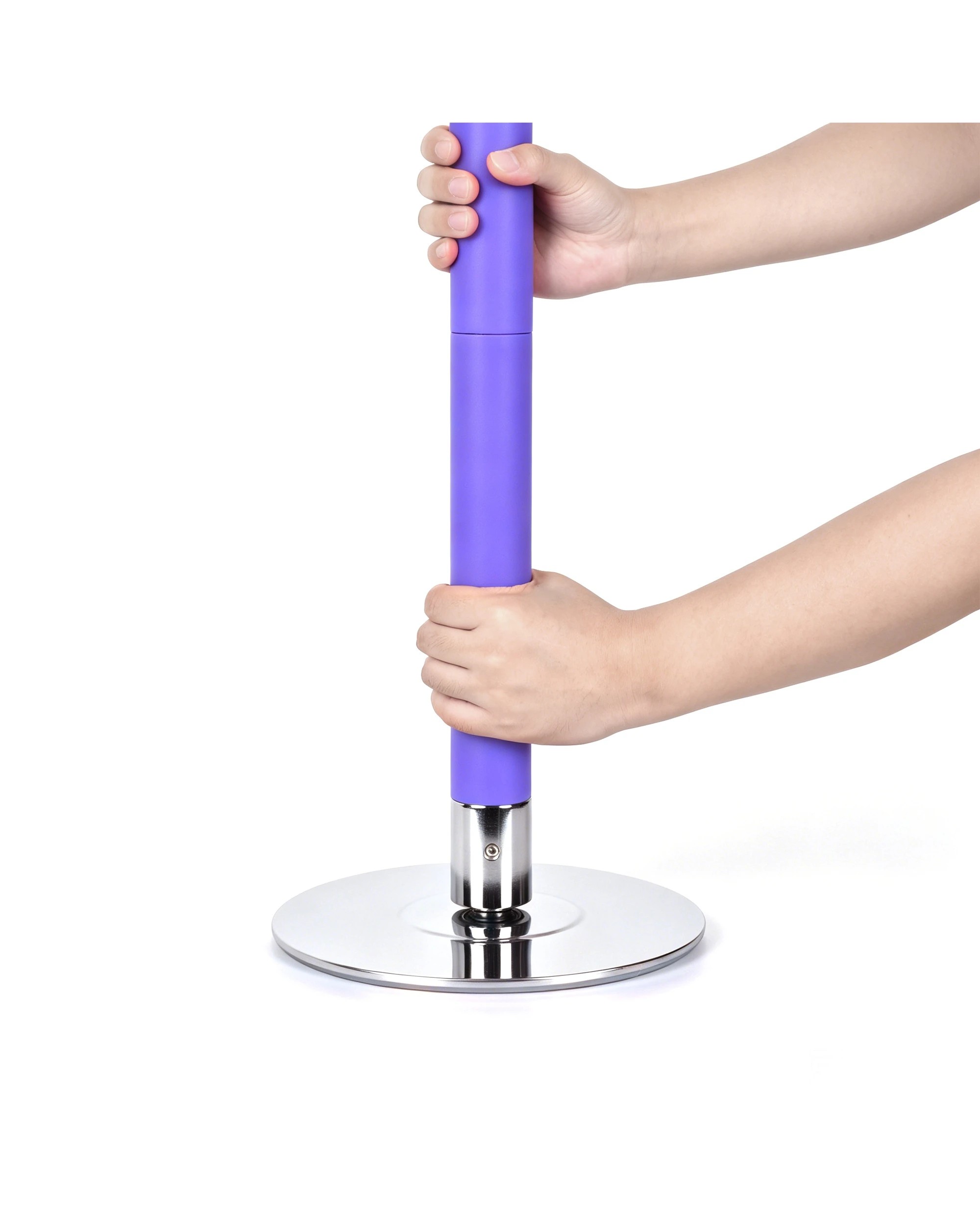 4 Advwin Silicone Dance Pole for Home for Club, Gym, Party, 200KG Load Capacity - Purple, 4 of 7