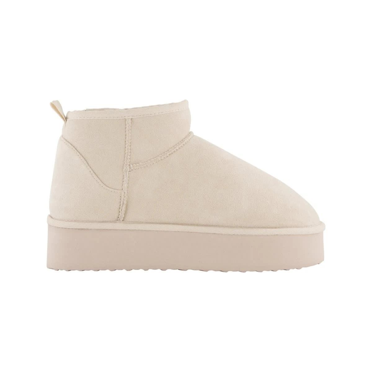1 Trendy Platform Boots Stone, 1 of 3