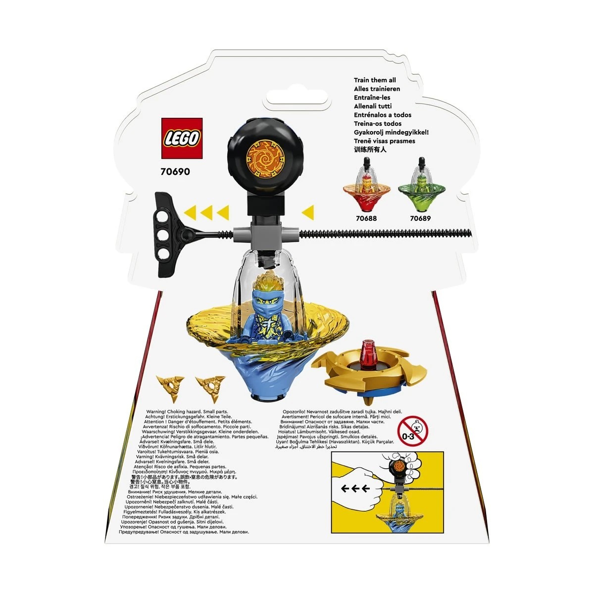 10 LEGO NINJAGO Jays Spinjitzu Ninja Training 70690, 10 of 10